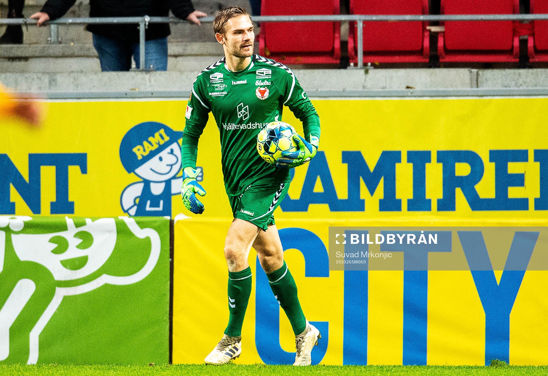 Kalmars målvakt Lucas Hägg-Johansson