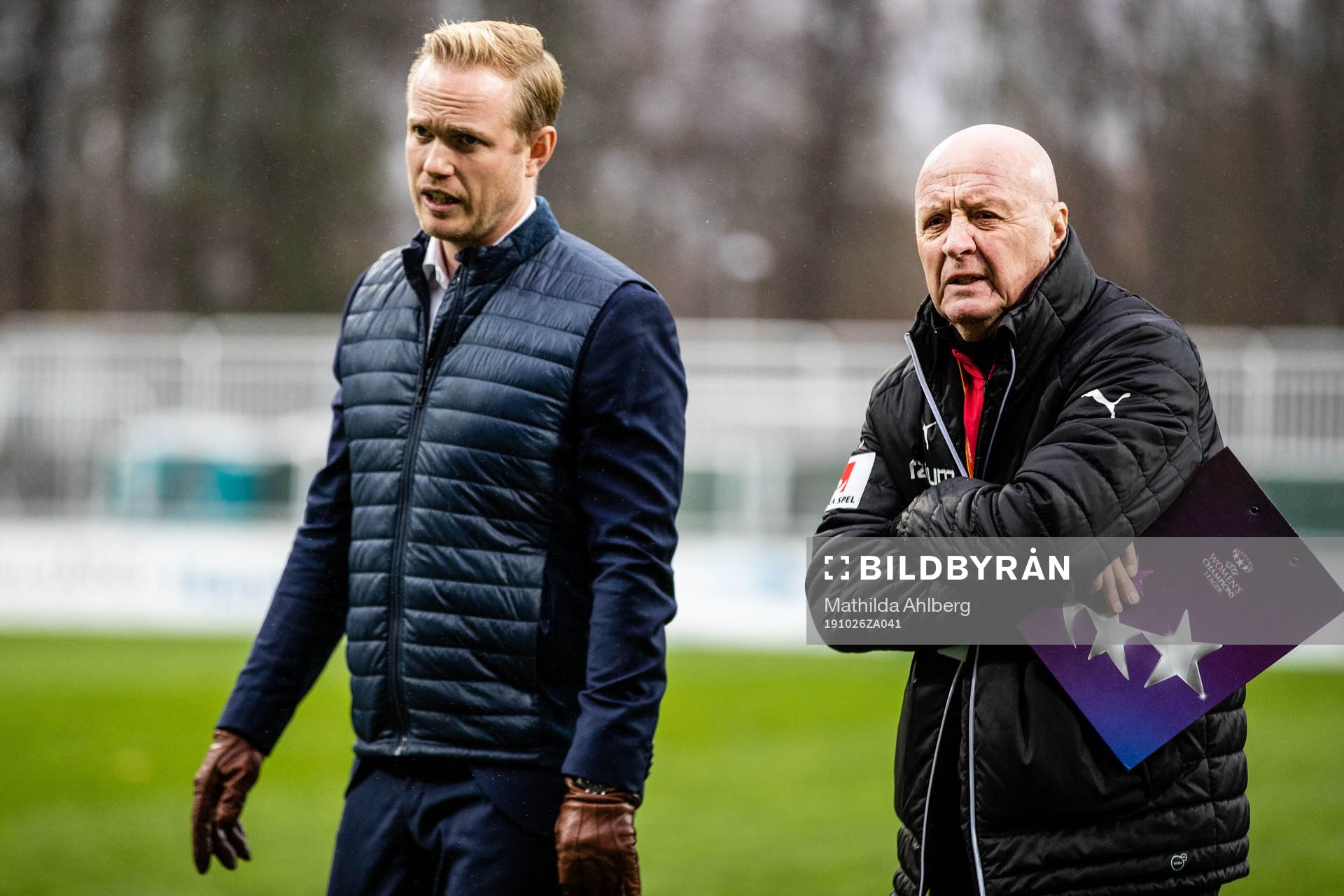 Rosengårds tränare Jonas Eidevall och Erling Nilsson