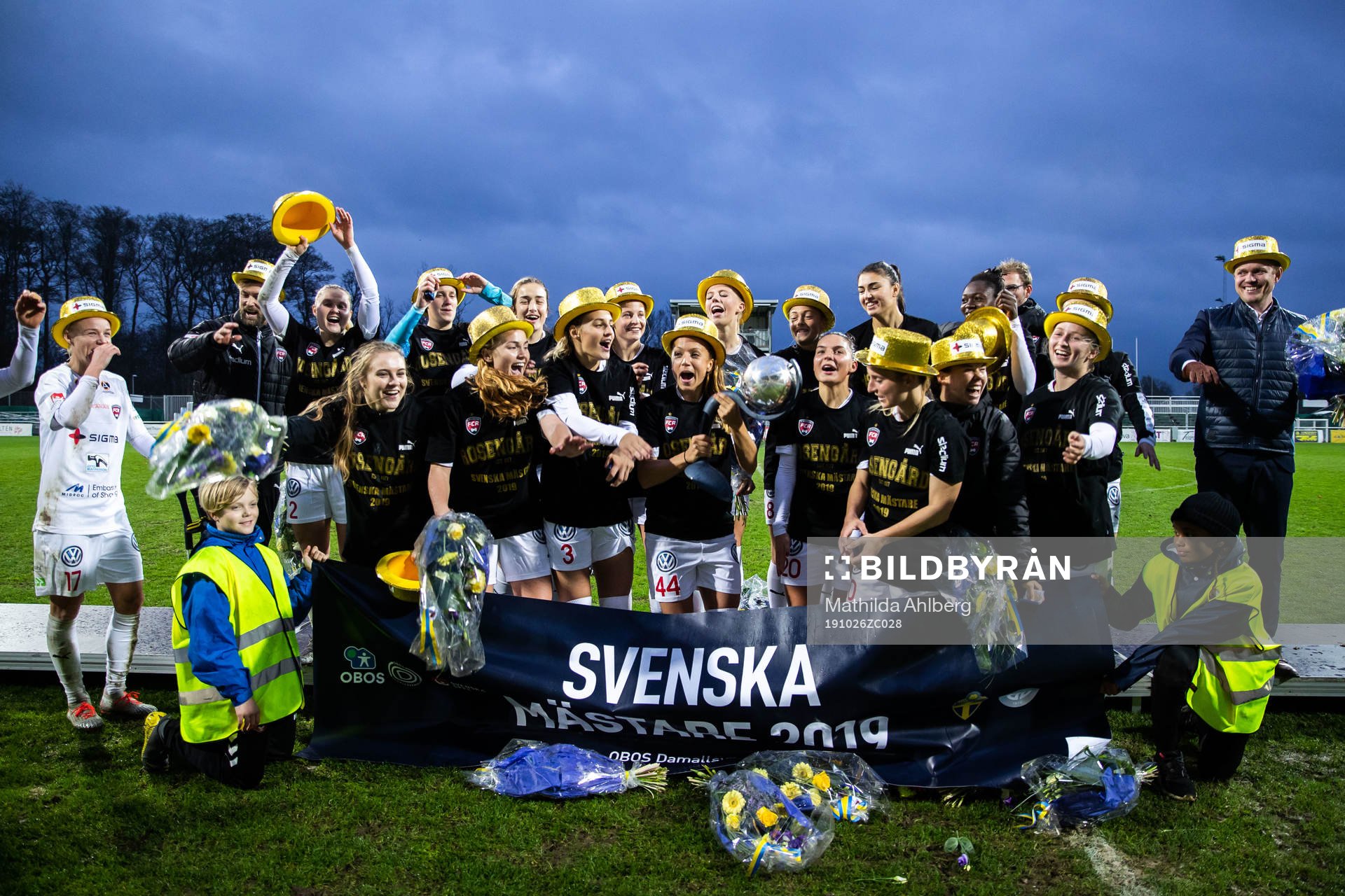 Rosengårds Caroline Seger jublar över sm-guldet