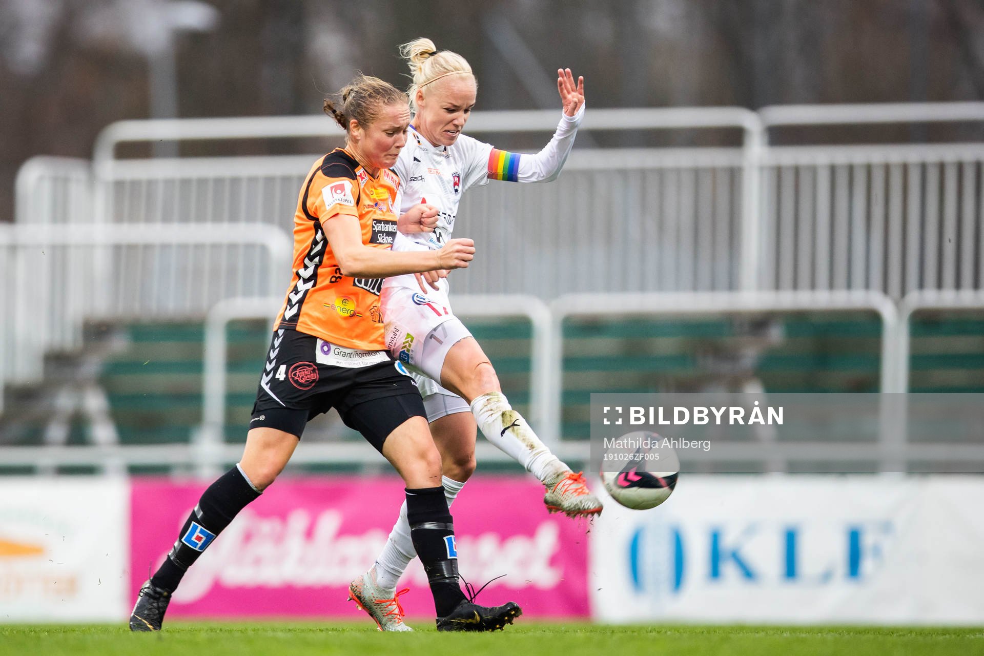 Kristianstads Therese Ivarsson och Rosengårds Caroline