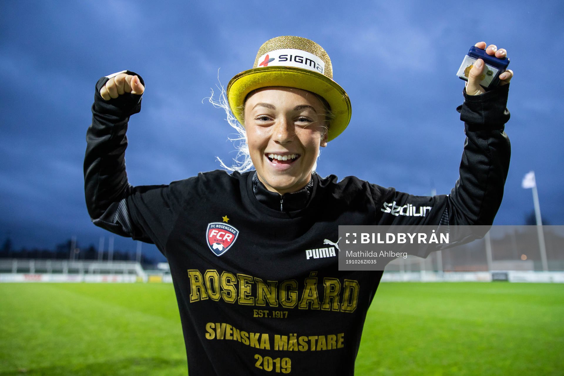 Rosengårds Hanna Bennison jublar