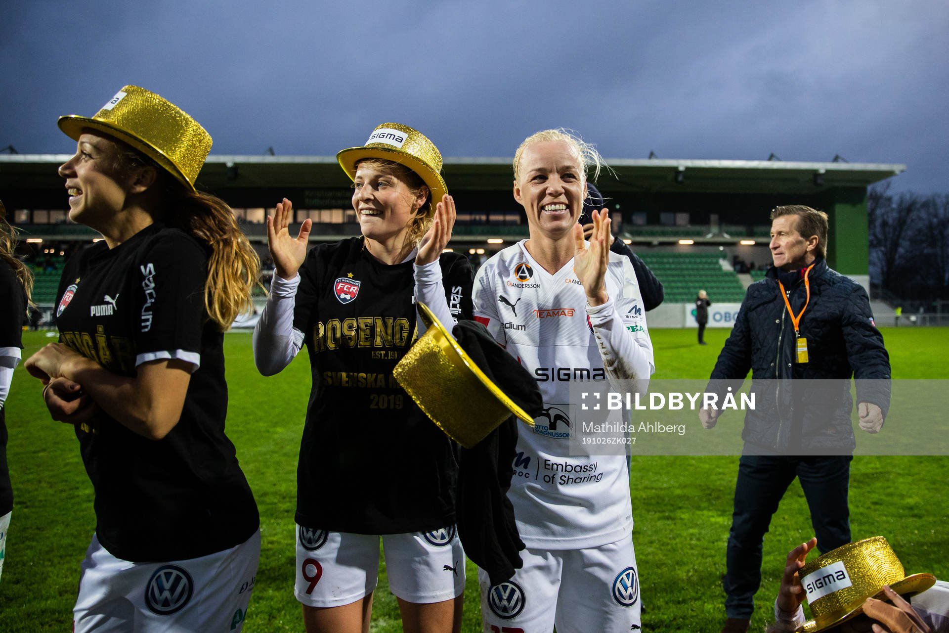 Rosengårds Caroline Seger jublar