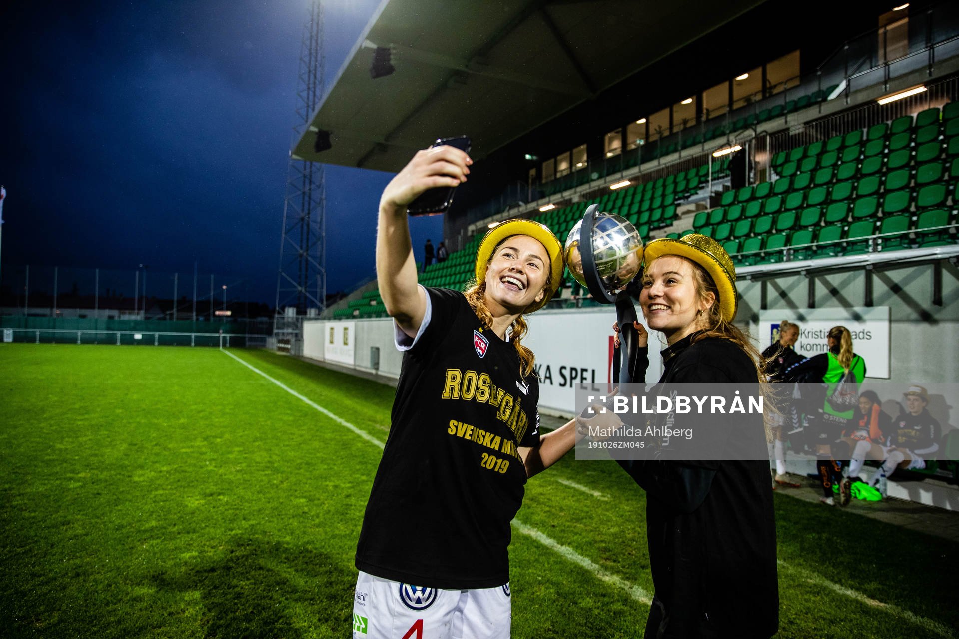 Rosengårds Glodis Perla Viggosdottir och Fiona Brown