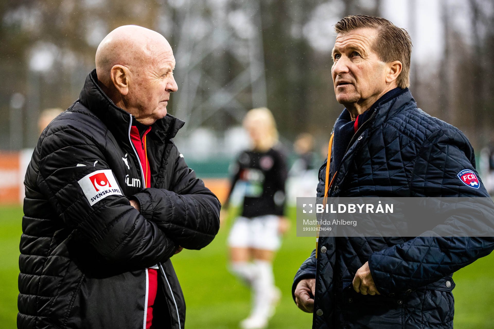 Rosengårds Erling Nilsson och ordförande Håkan Wifvesson