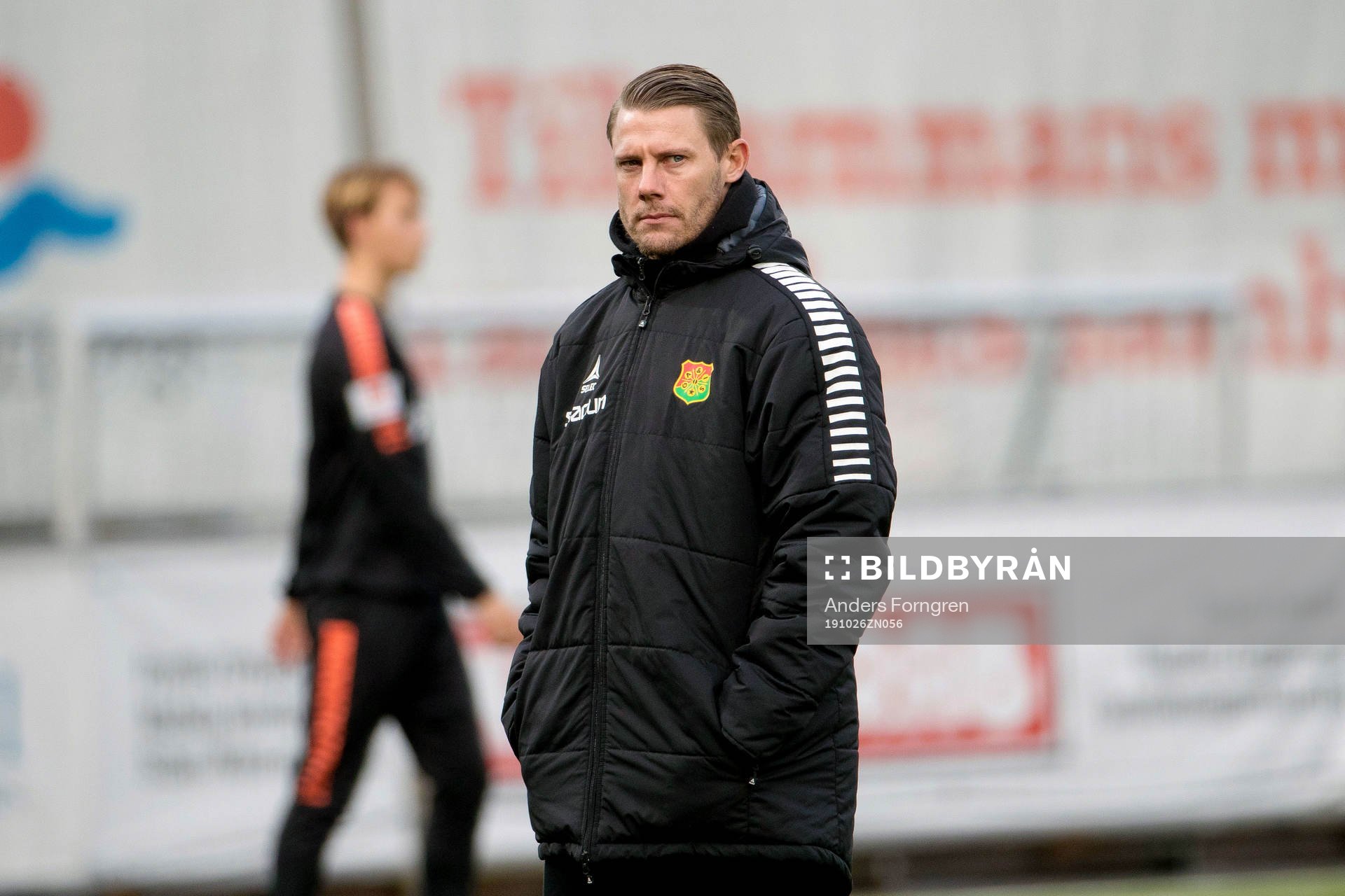 GAIS tränare Patrik Ingelsten före fotbollsmatchen i