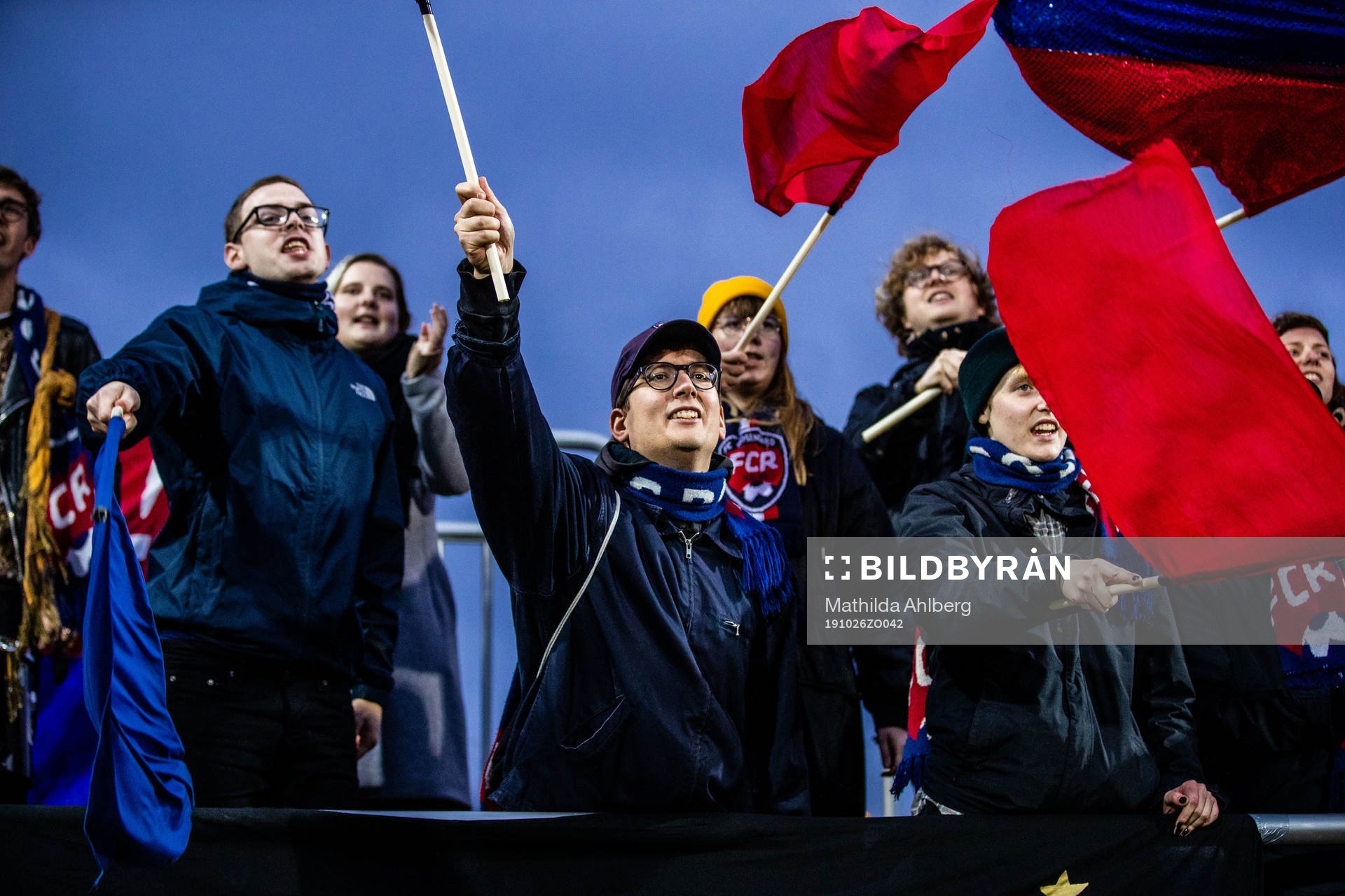 Rosengårds supportrar jublar