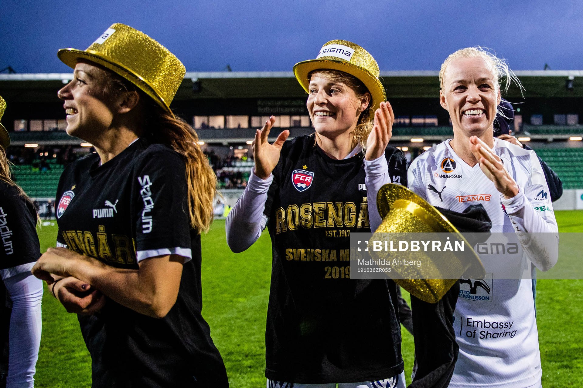 Rosengårds Anna Anvegård och Caroline Seger