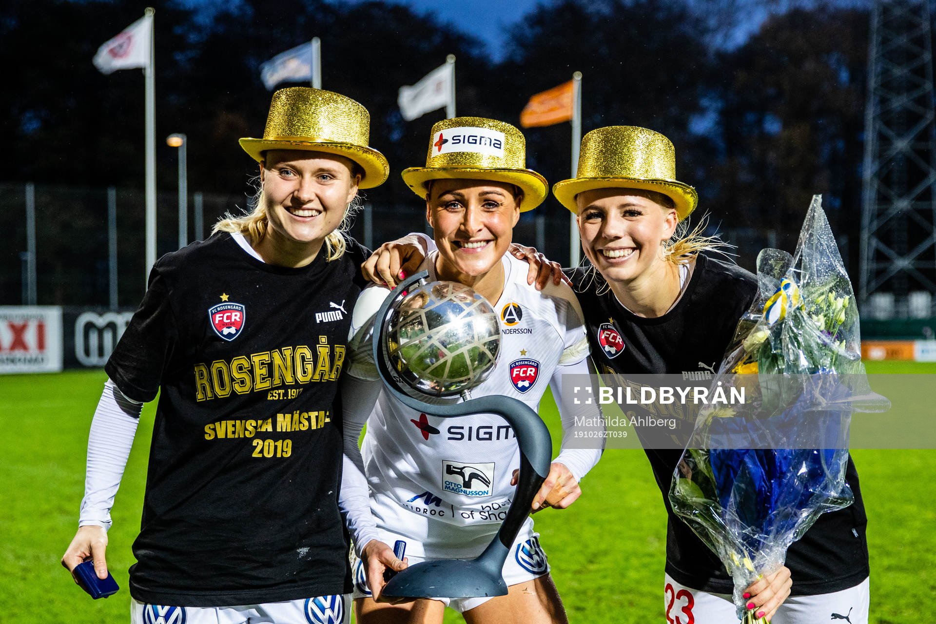Rosengårds Mie Leth Jans, Sanne Troelsgaard  och Sofie
