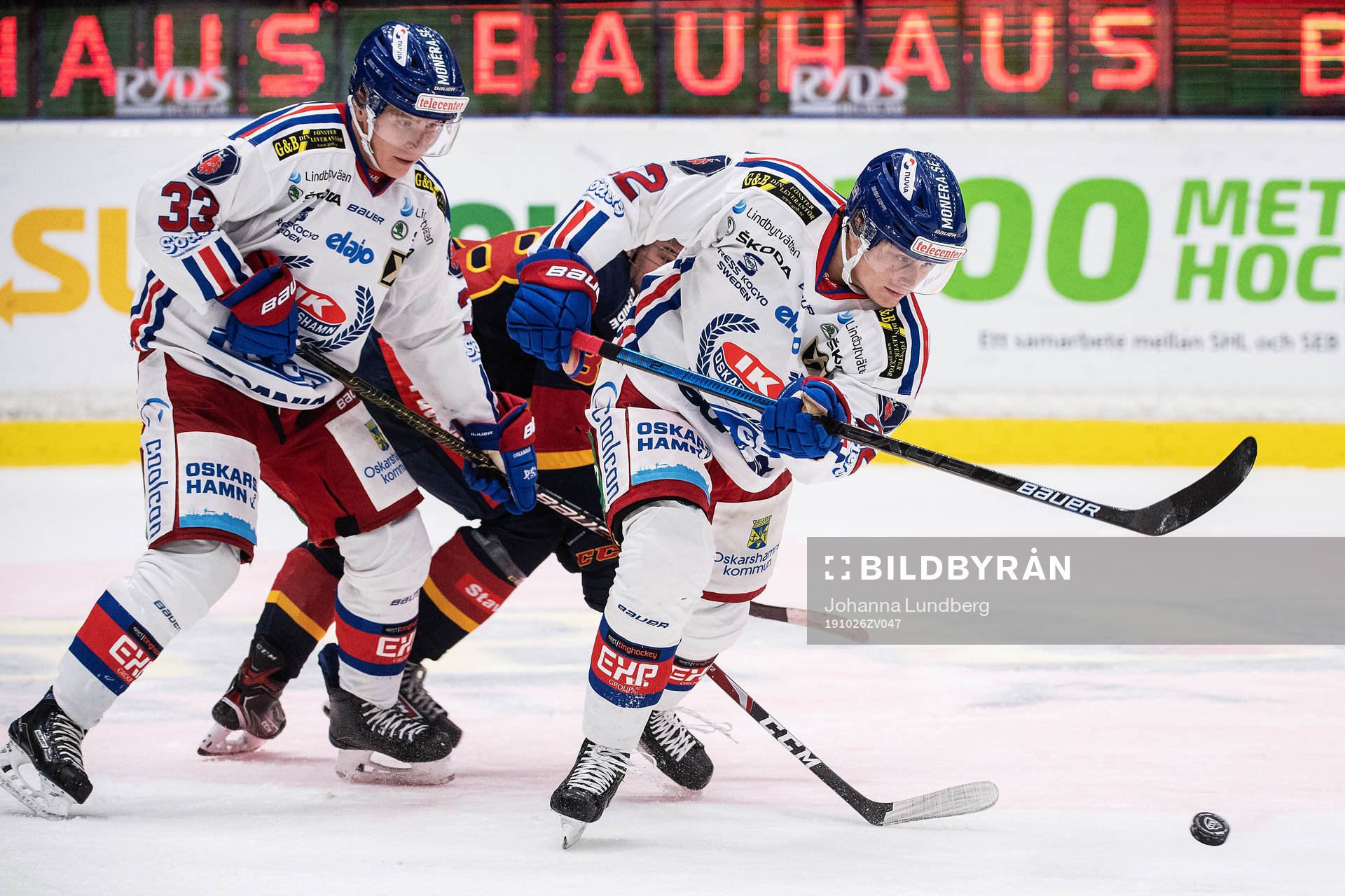 Oskarshamns Filiph Engsund och John Dahlström