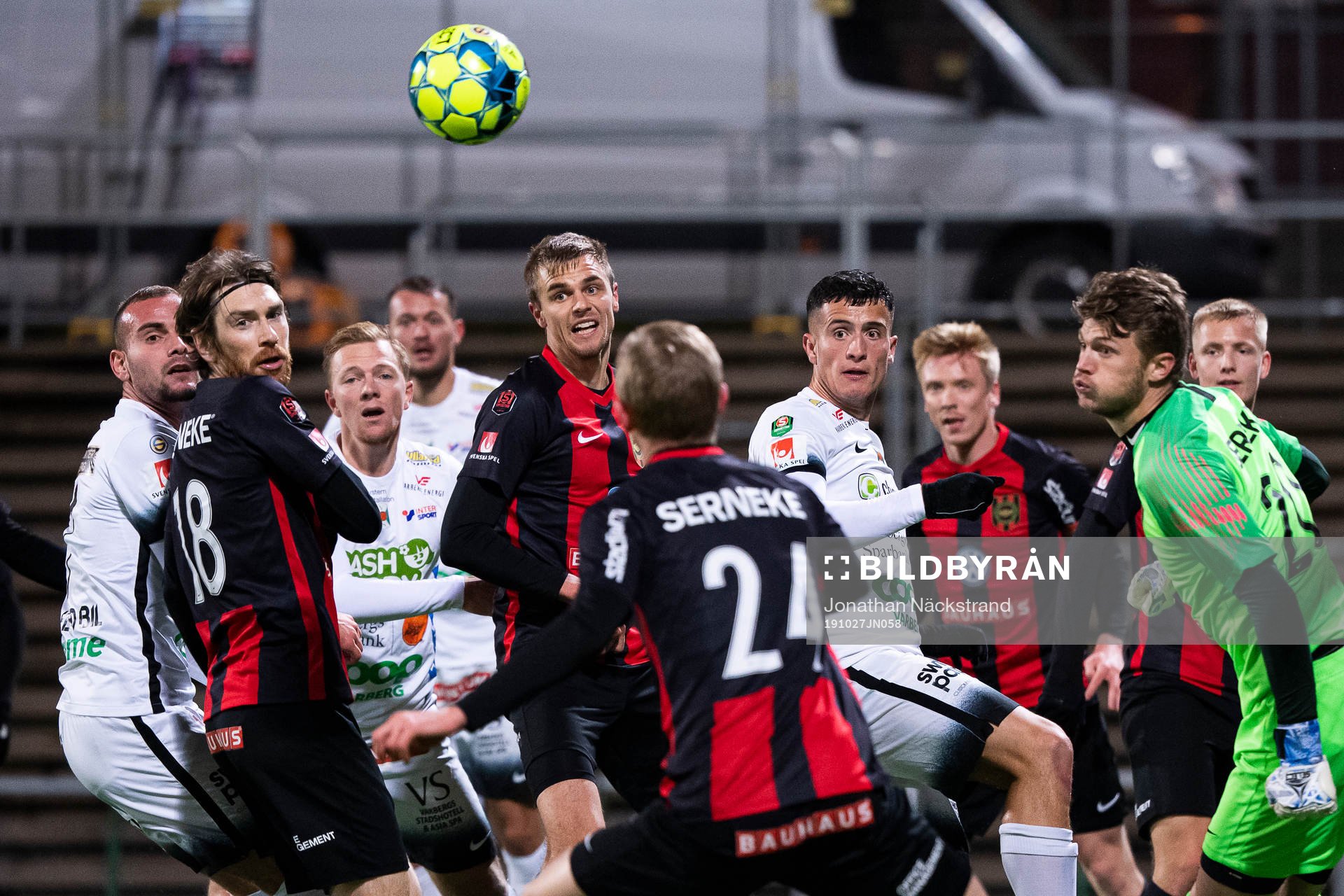 Brommapojkarnas och Varbergs spelare