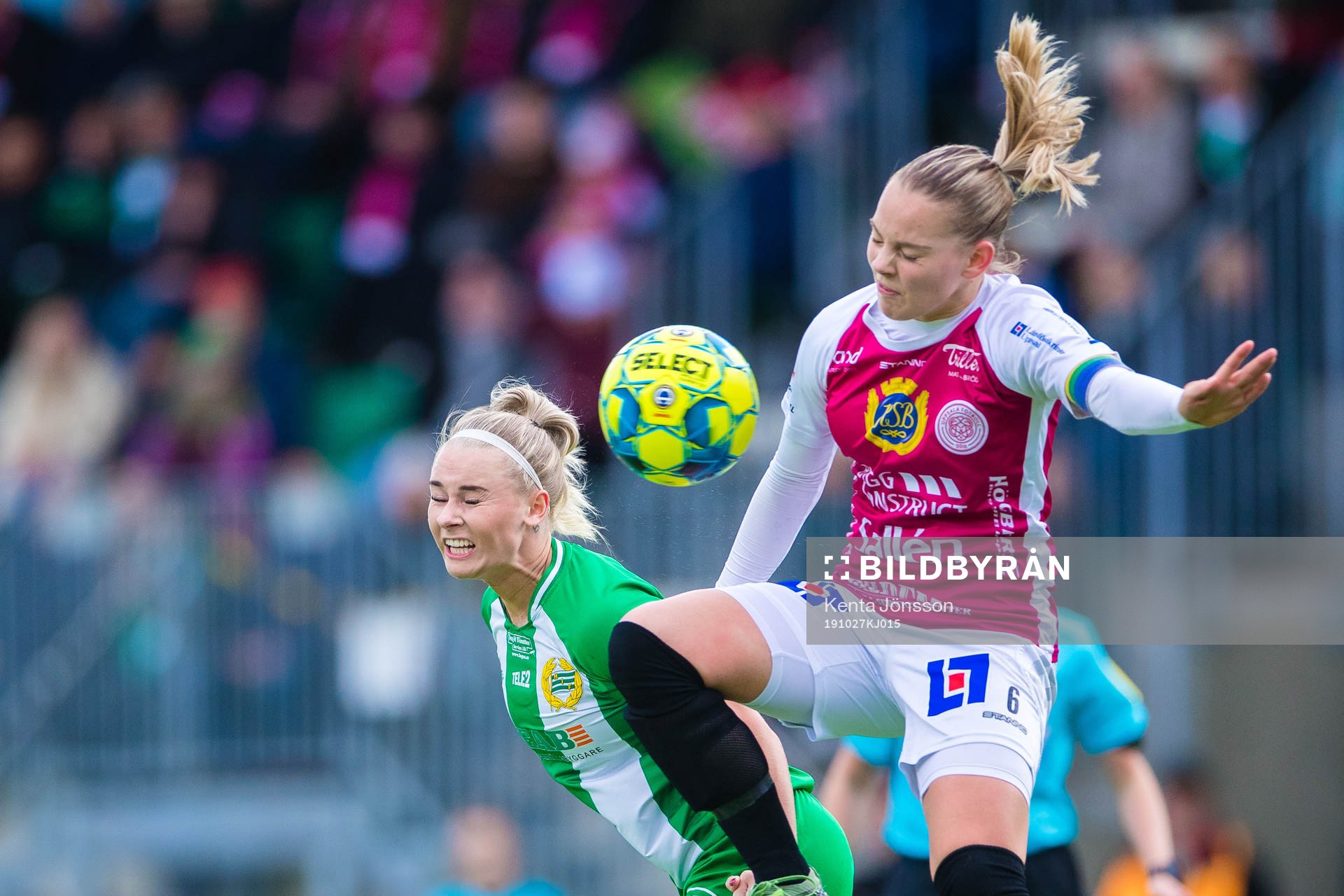 Hammarbys Emma Jansson och Uppsalas Agnes Nyberg