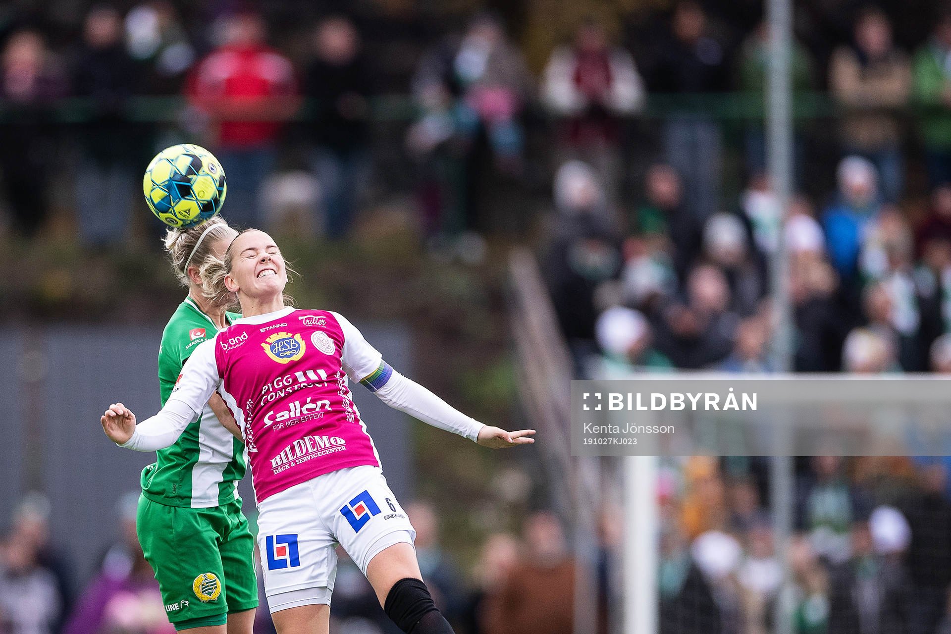 Uppsalas Agnes Nyberg och Hammarbys Emma Jansson