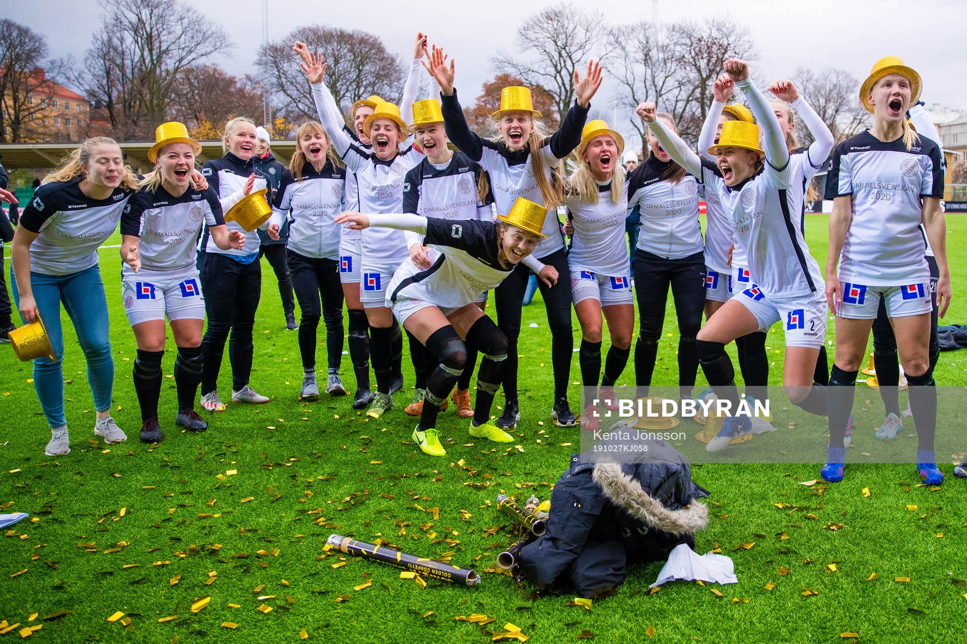Uppsalas spelare jublar