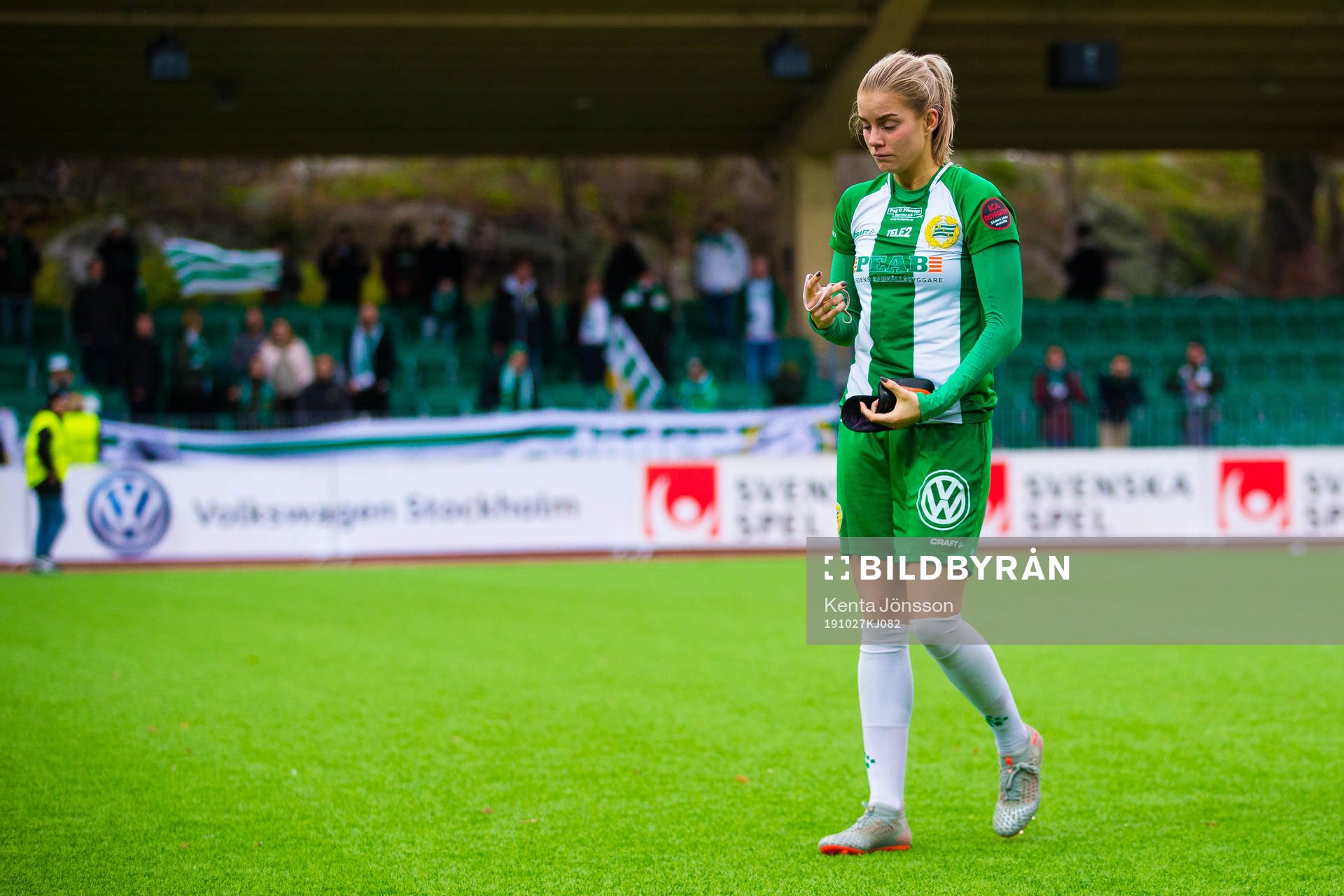 Hammarbys Julia Ekholm deppar