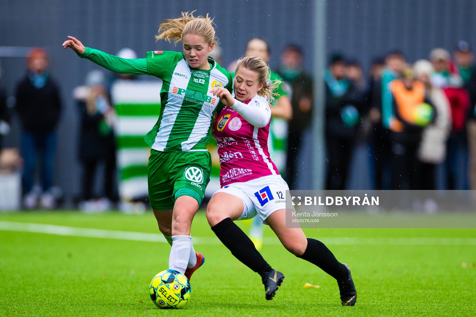 Hammarbys Hanna Lundkvist och Uppsalas Cornelia Kapocs