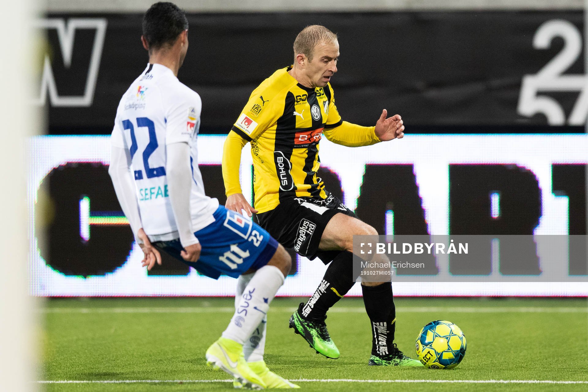 IFK Norrköpings Ian Smith och Häckens Kari Arkivuo