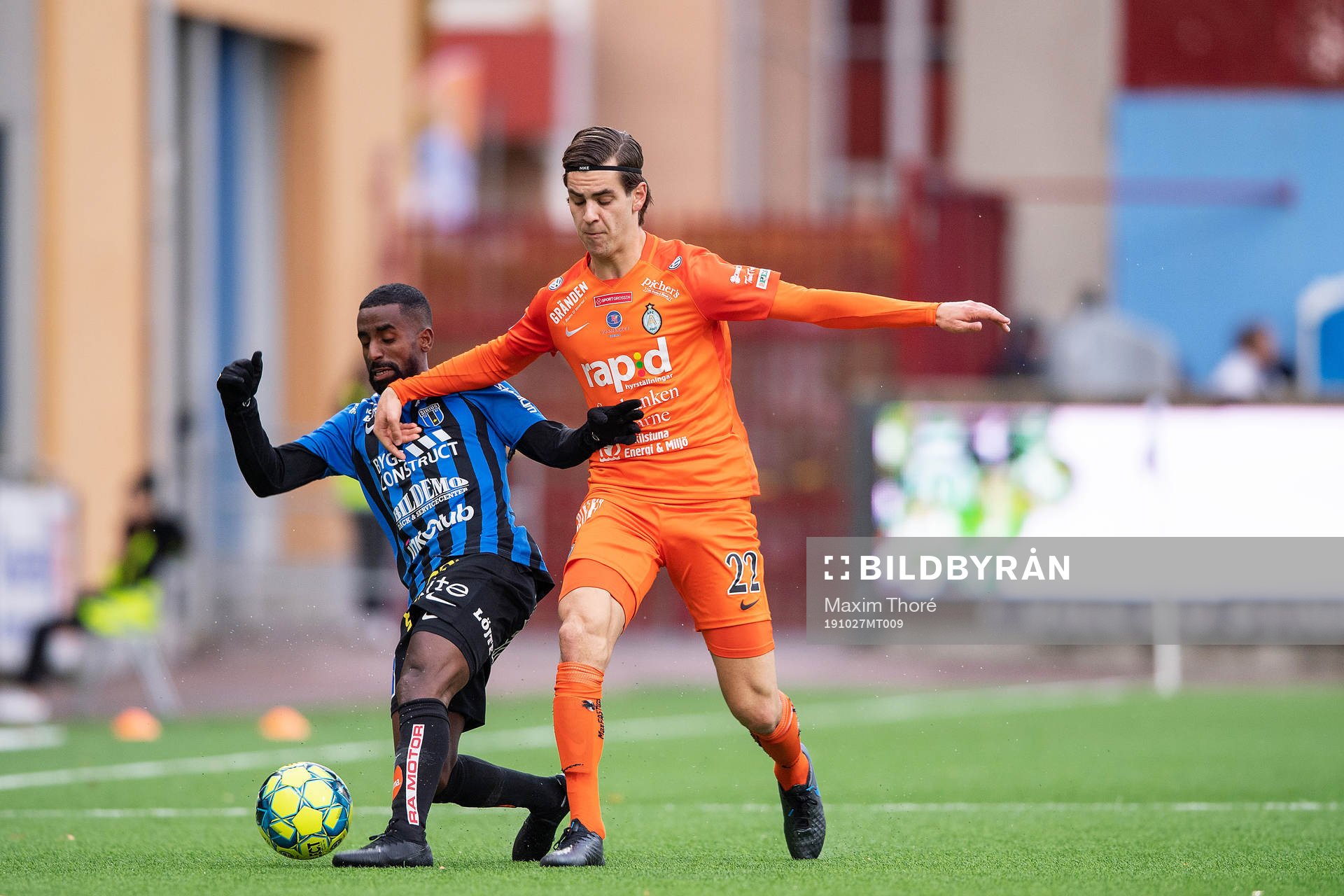 Sirius Mohammed Khalid Saeid och AFC Eskilstunas Adi Nalic