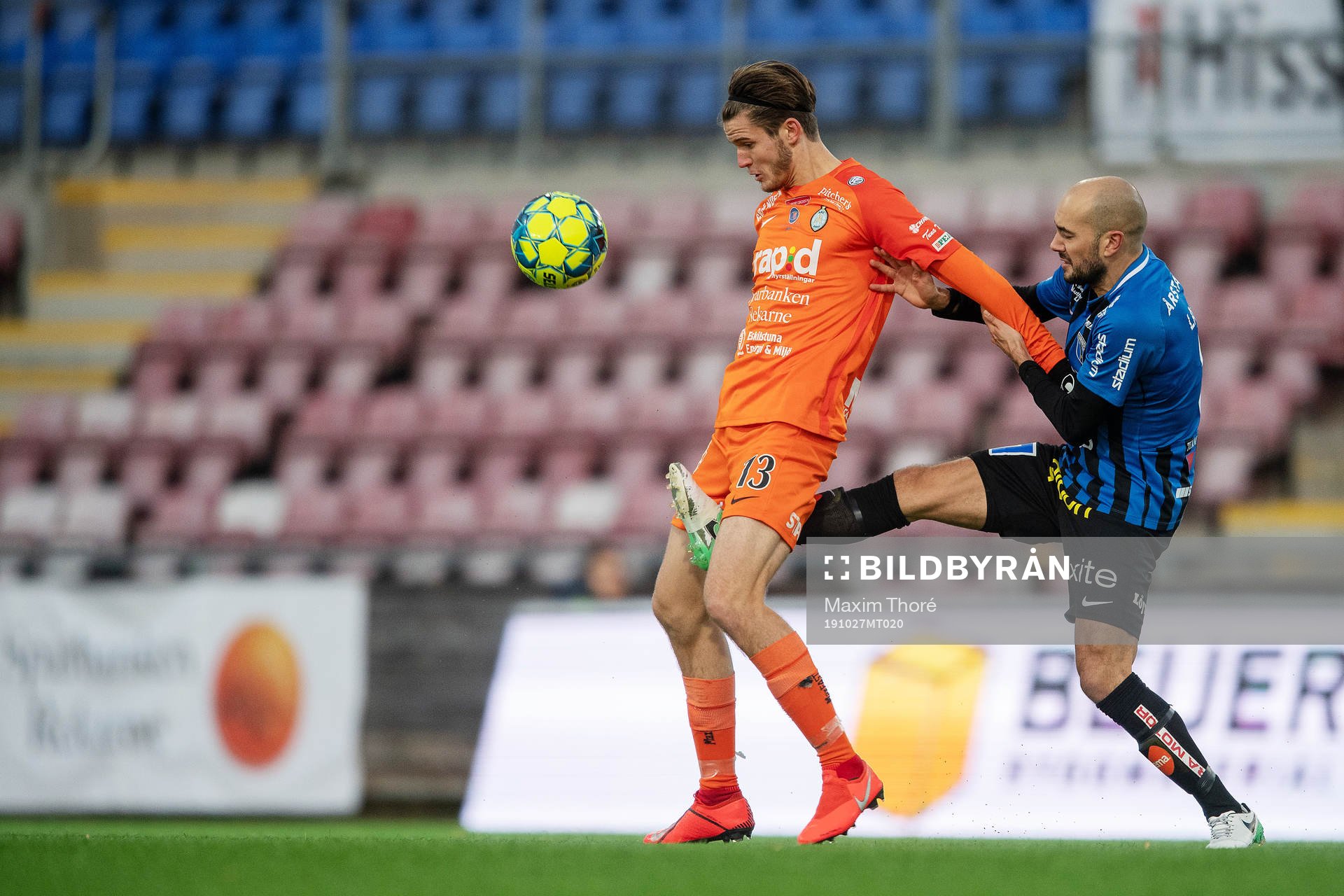 AFC Eskilstunas Wilhelm Loeper och Sirius Karl Larson