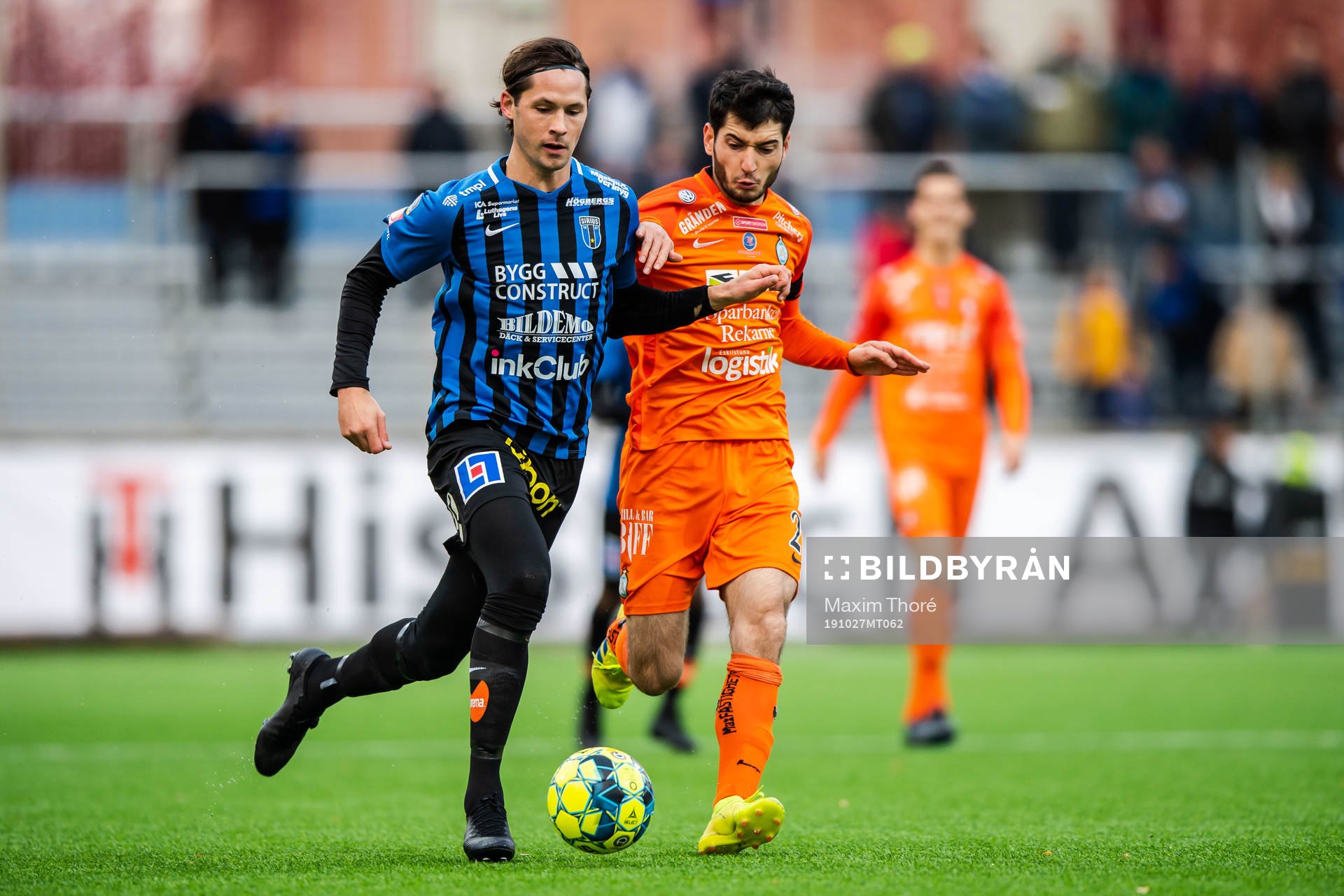 Sirius Philip Haglund och AFC Eskilstunas Anel Rashkaj
