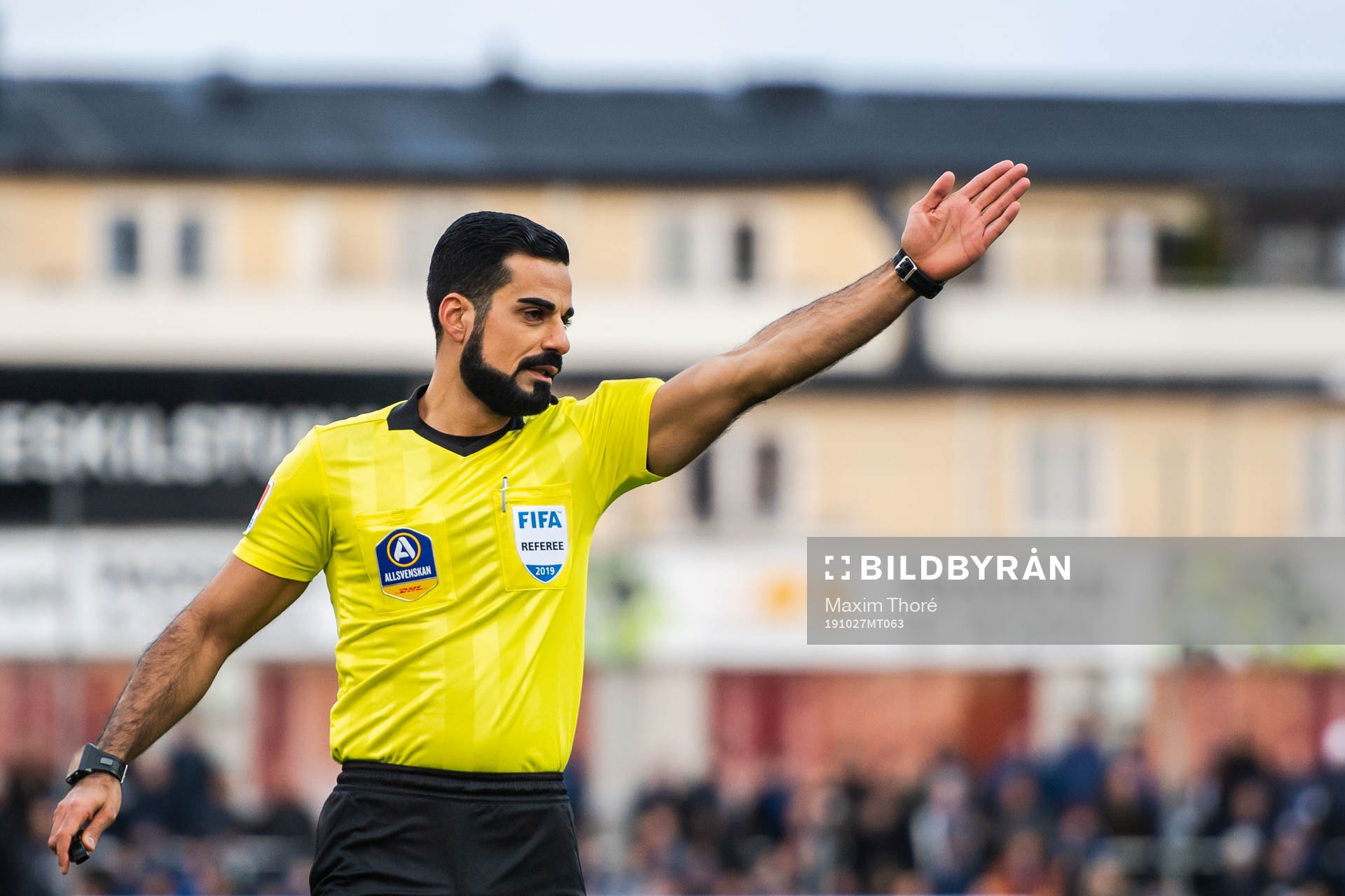 AFC Eskilstunas domare Mohammed Al-Hakim