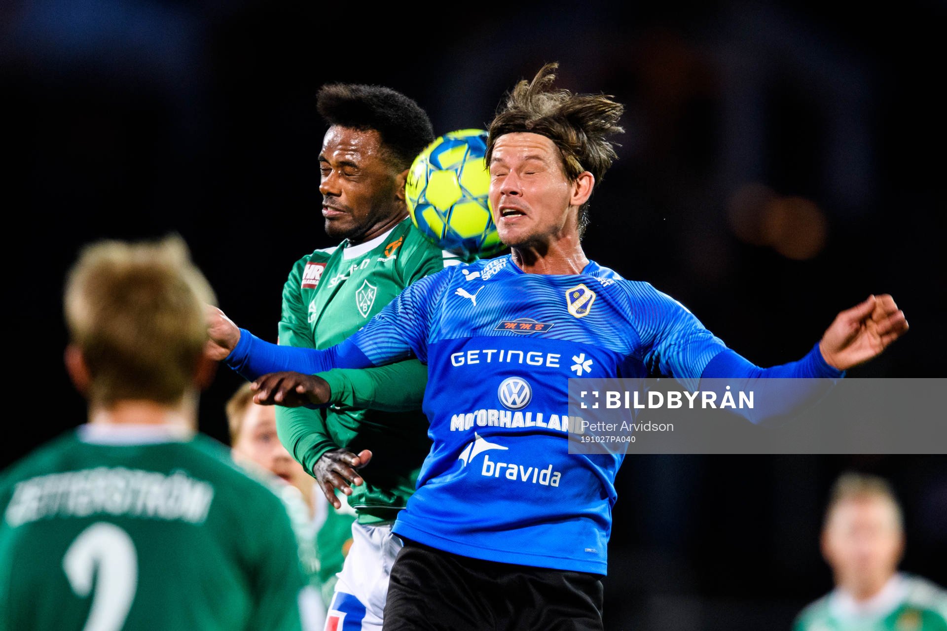 Brages Kristian Andersen och Halmstads Dusan Djuric