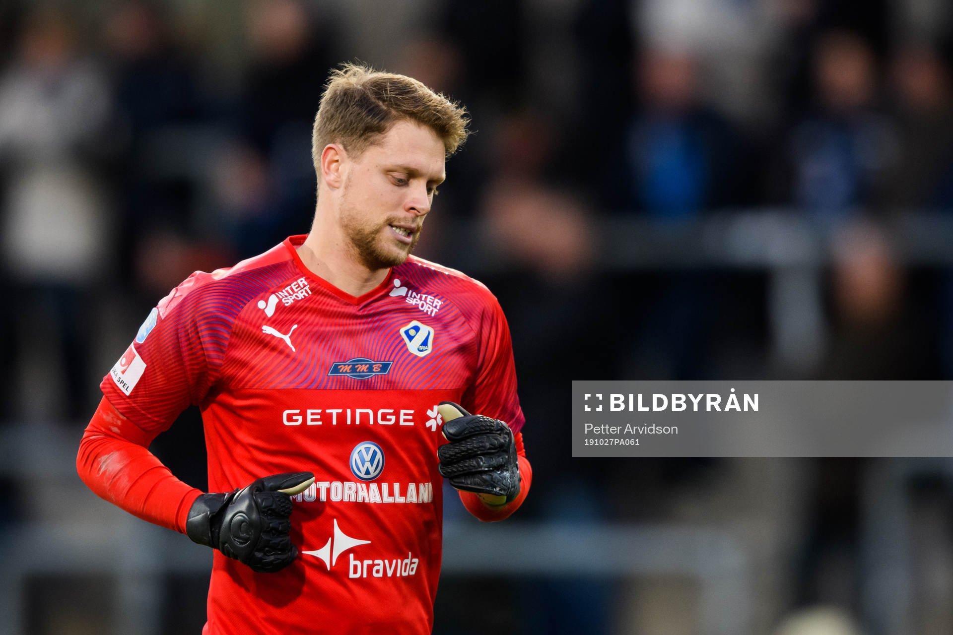 Halmstads målvakt Malkolm Nilsson