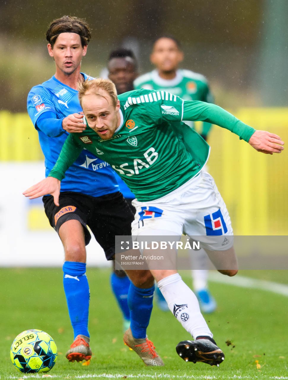 Brages Anton Lundin och Halmstads Alexander Berntsson