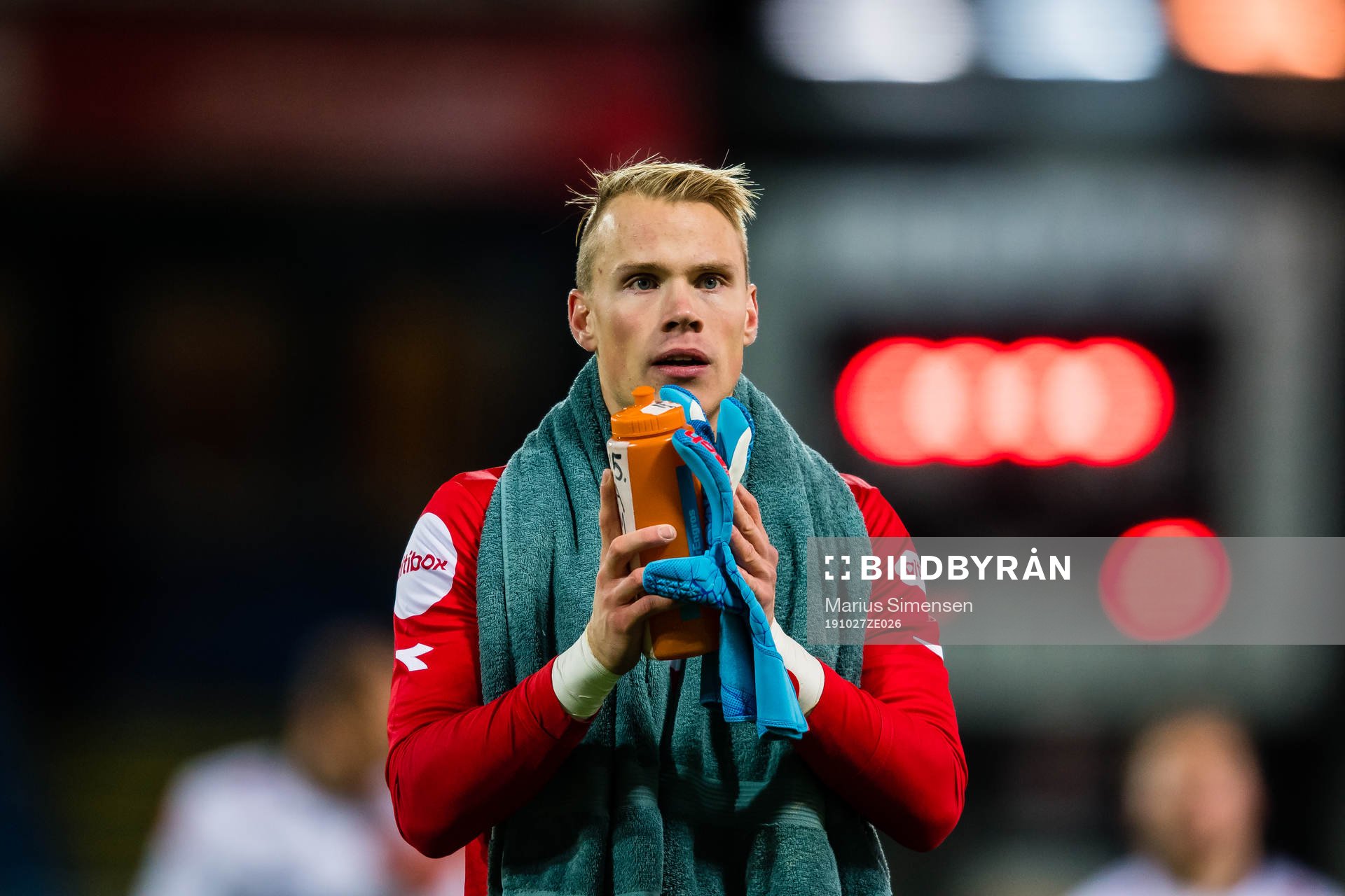 Amund Wichne of Viking looks dejected