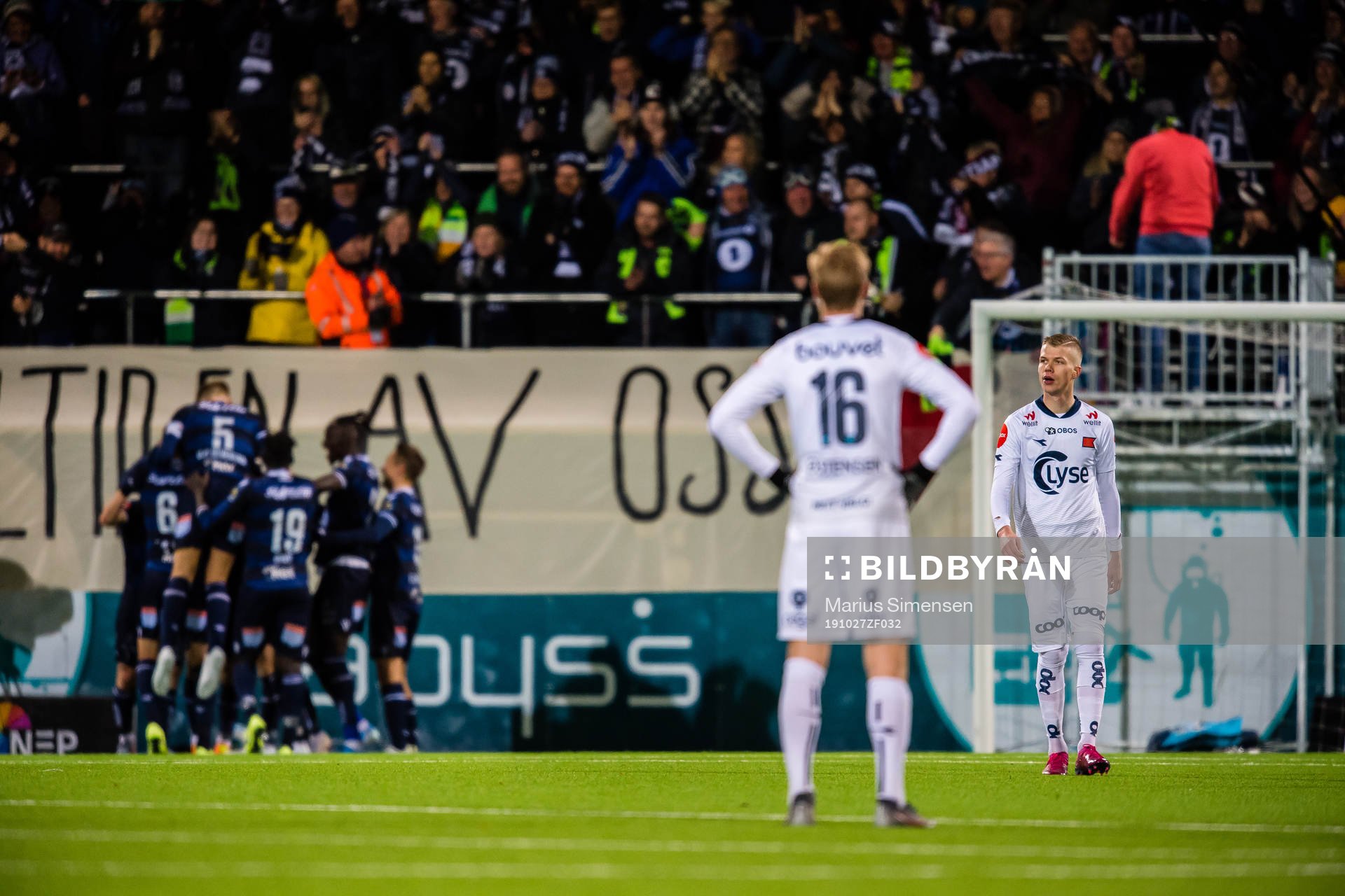 Samuel Kari Fridjonsson of Viking looks dejected
