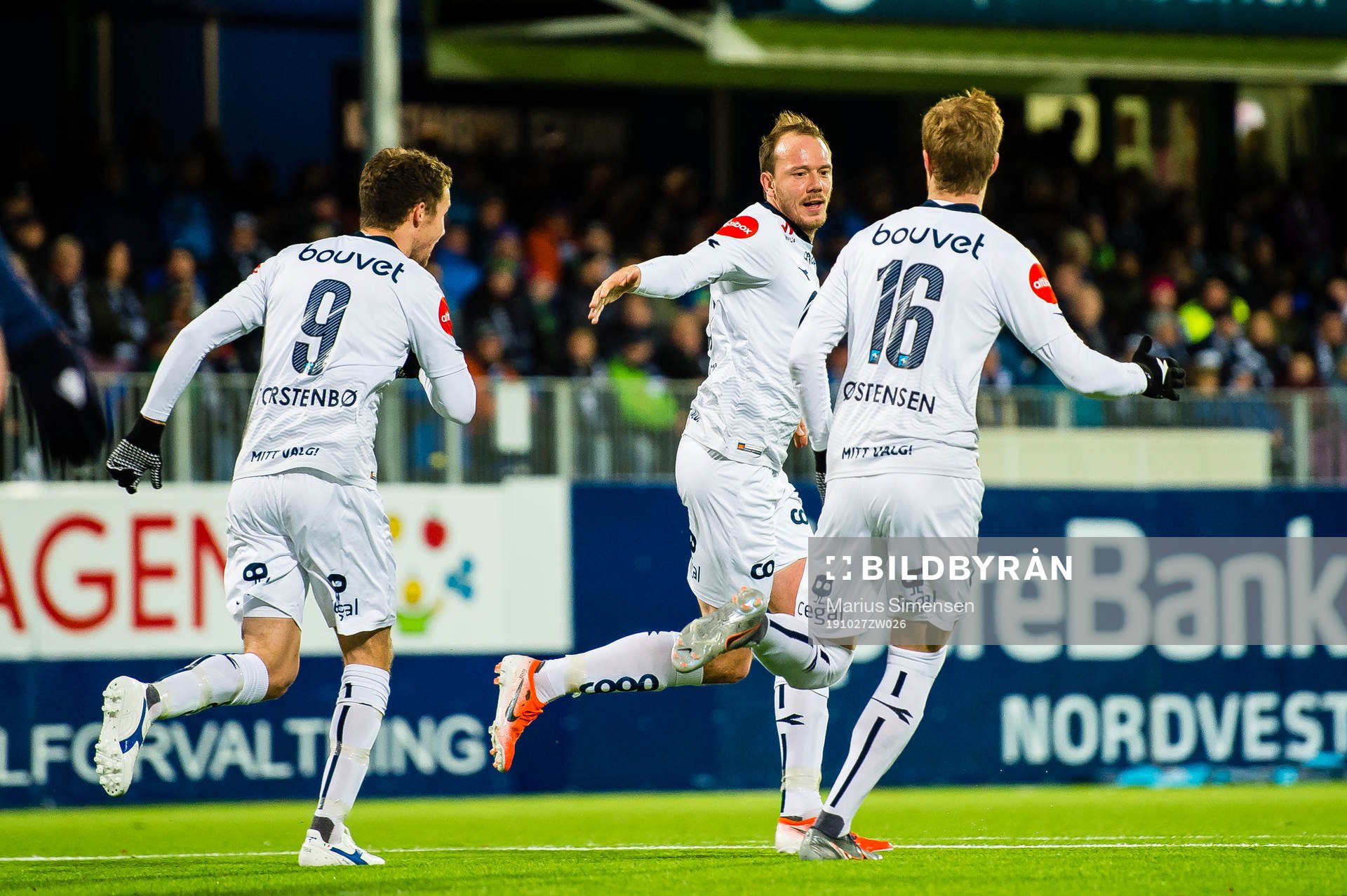 Rolf Daniel Vikstøl of Viking celebrates