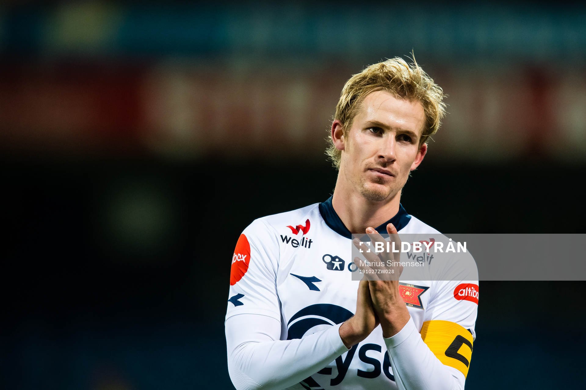 Viljar Helland Vevatne of Viking looks dejected