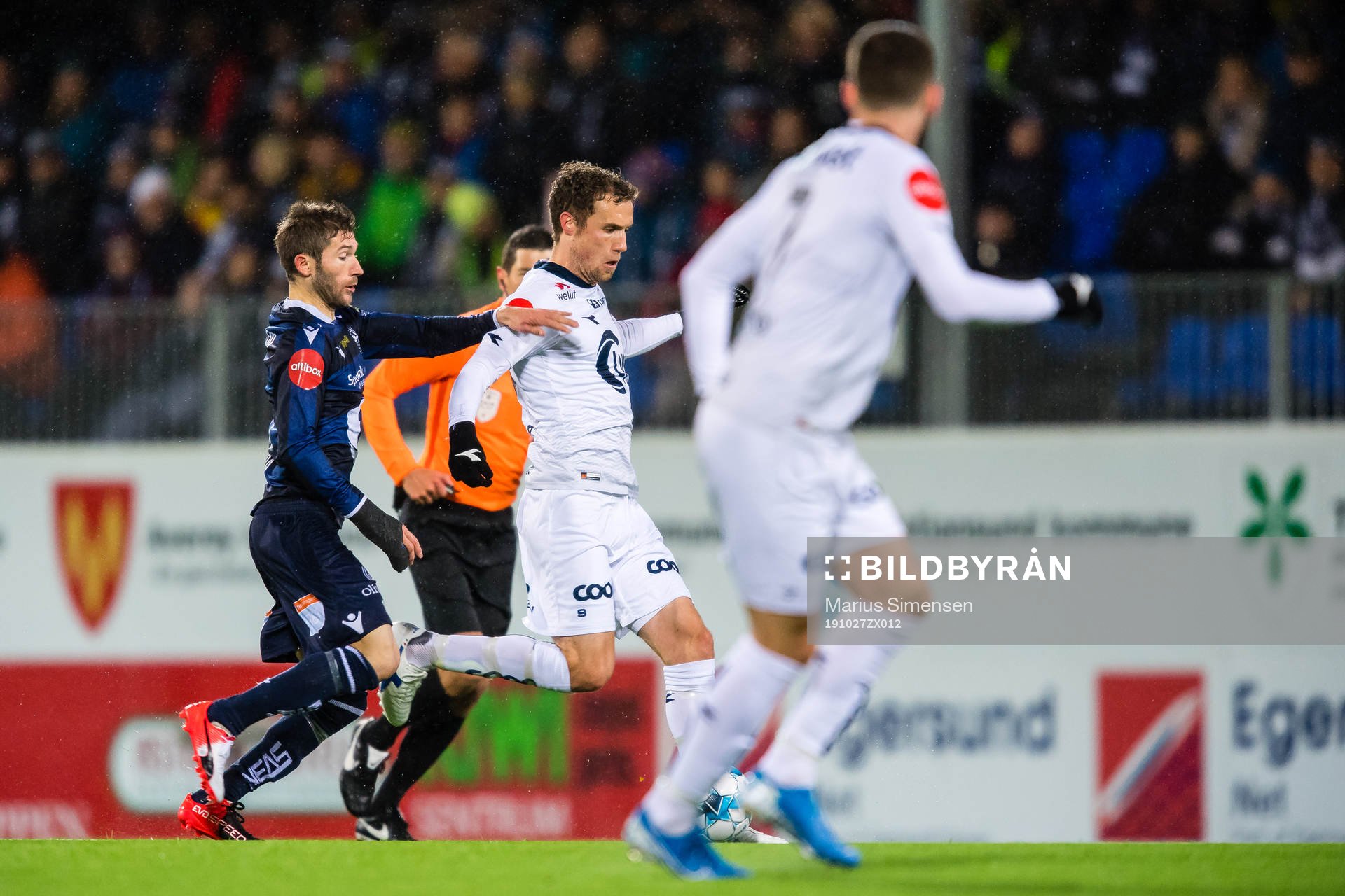 Liridon Kalludra of Kristiansund and Fredrik Torsteinbø of