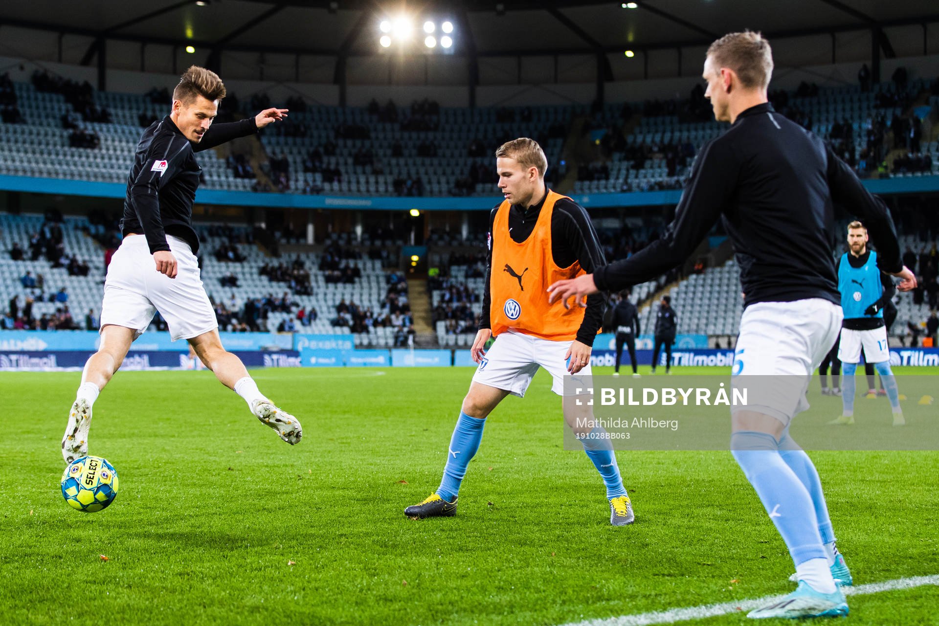Malmö FFs Markus Rosenberg, Oscar Lewicki och Sören Rieks