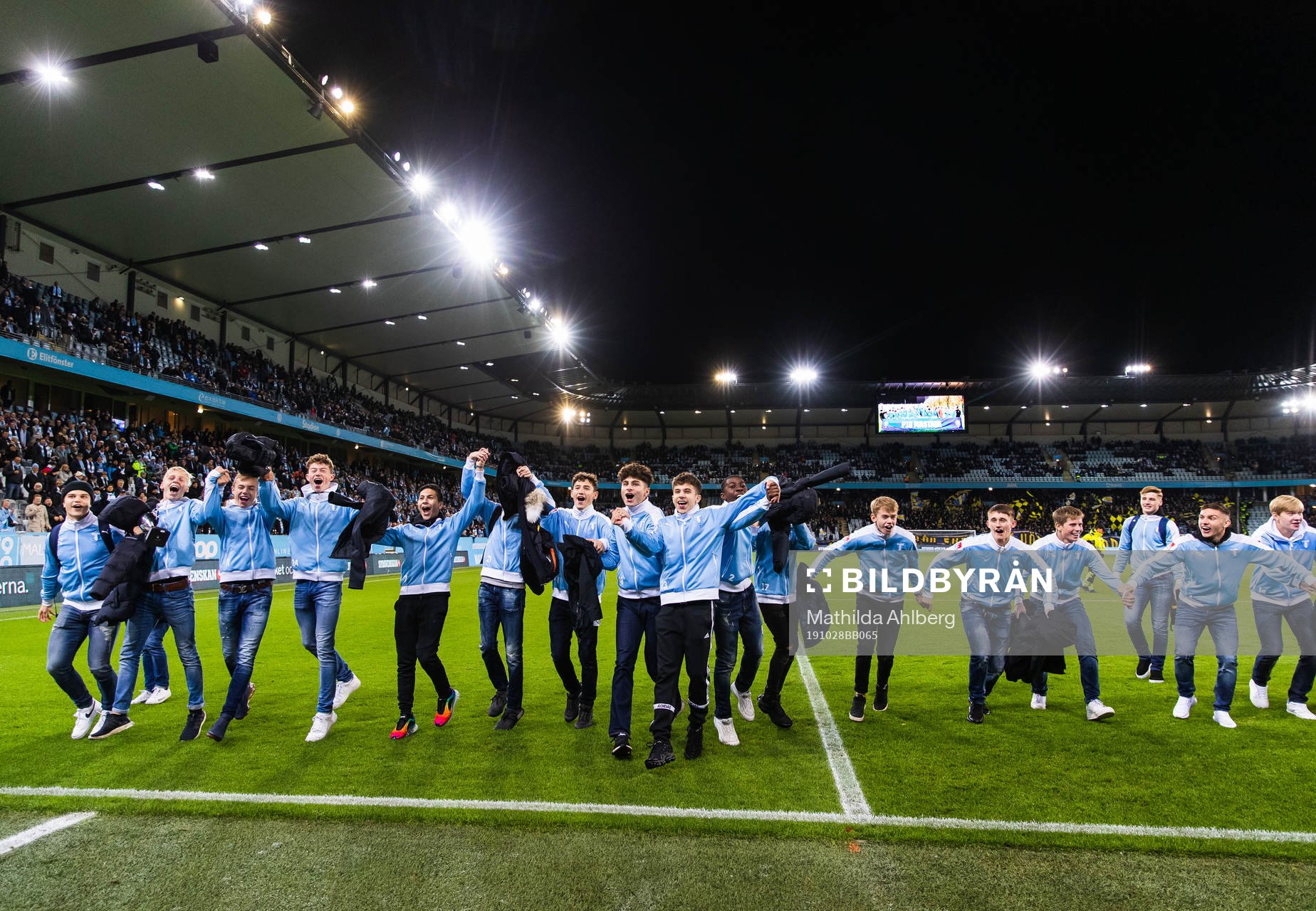 Malmö FFs P16-lag hyllas för sitt SM-guld