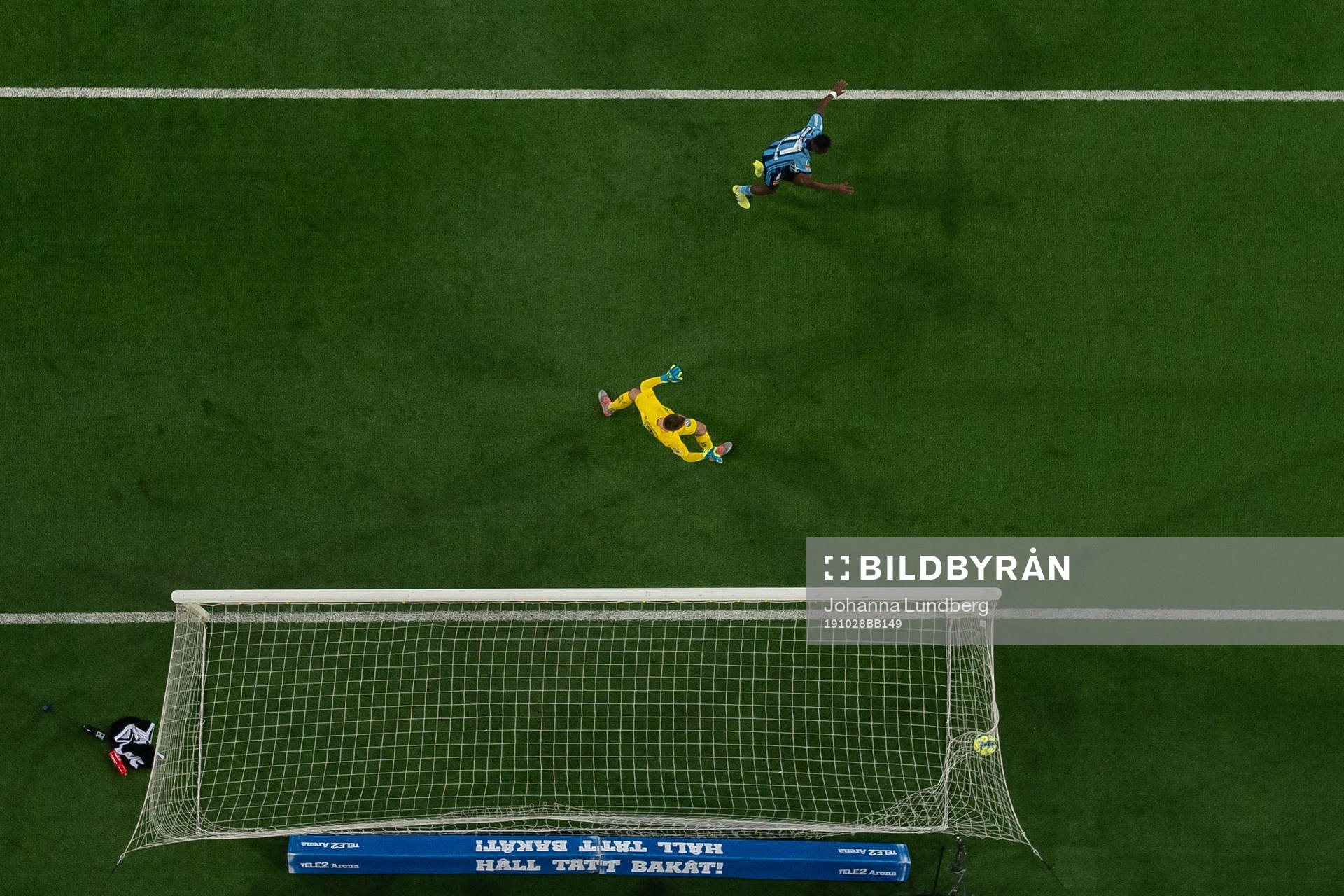 Djurgårdens Mohamed Buya Turay jublar