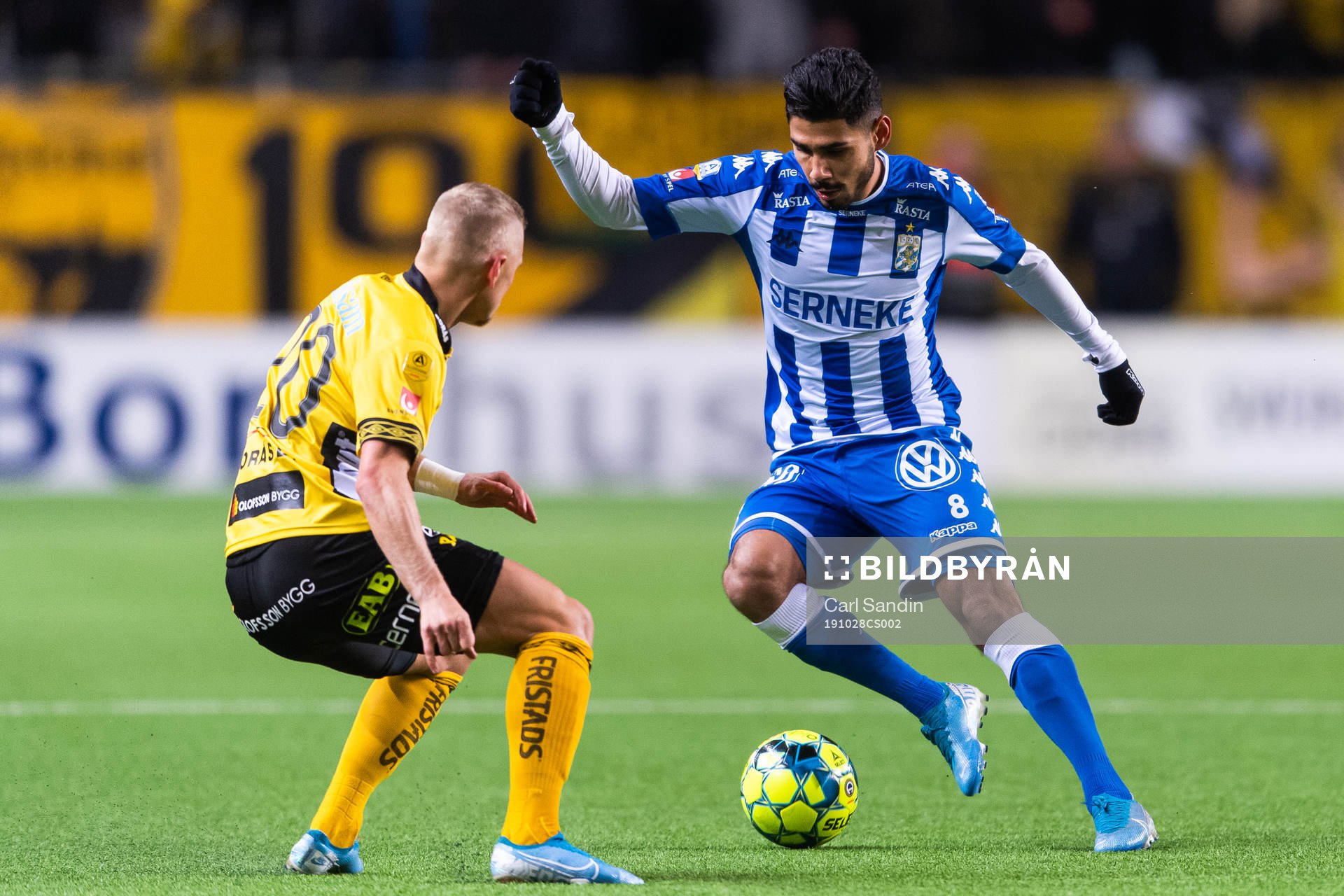 Elfsborgs Simon Strand och IFK Göteborgs Hosam Aiesh