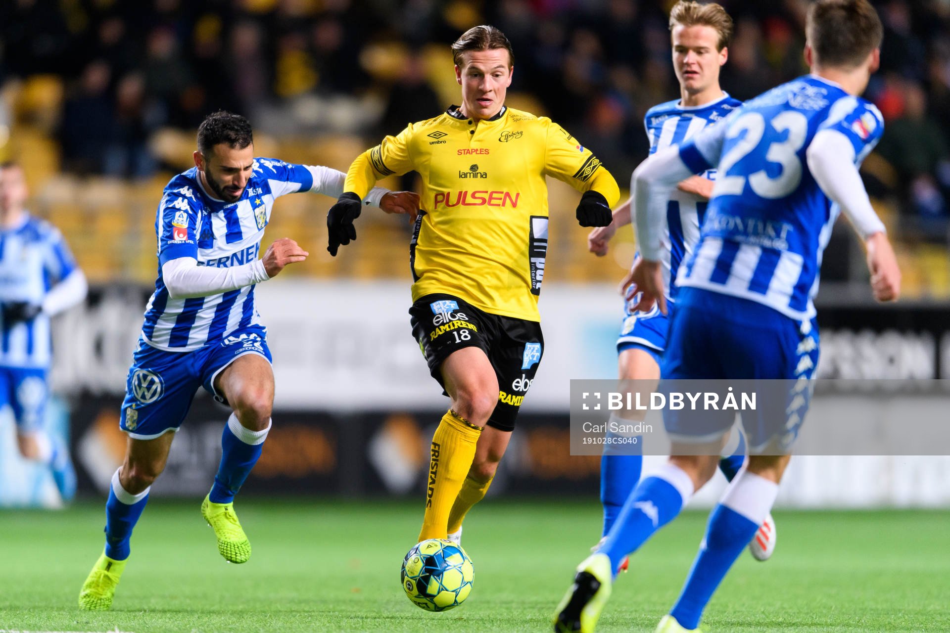IFK Göteborgs André Calisir och Elfsborgs Simon Olsson