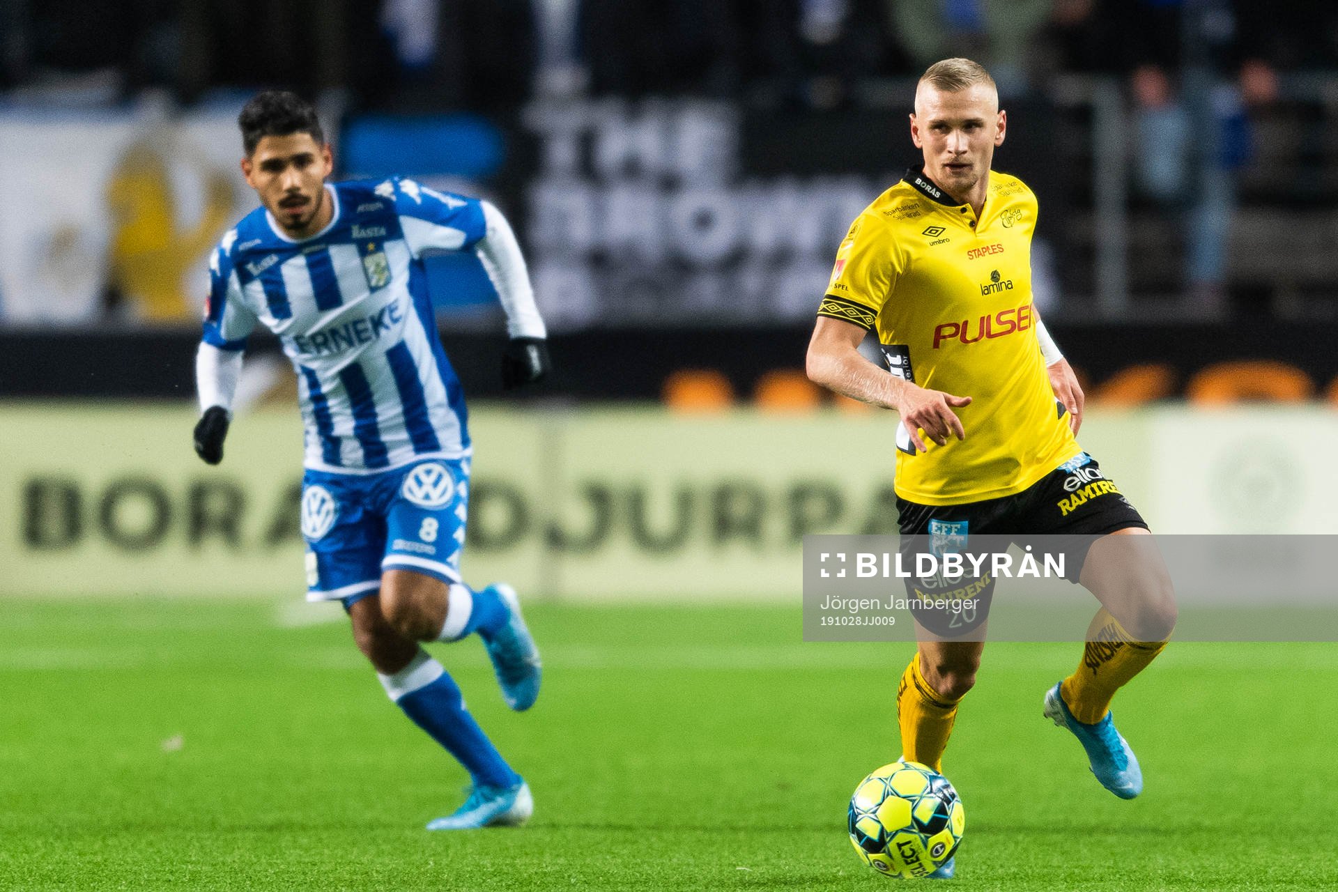 IFK Göteborgs Hosam Aiesh och Elfsborgs Simon Strand