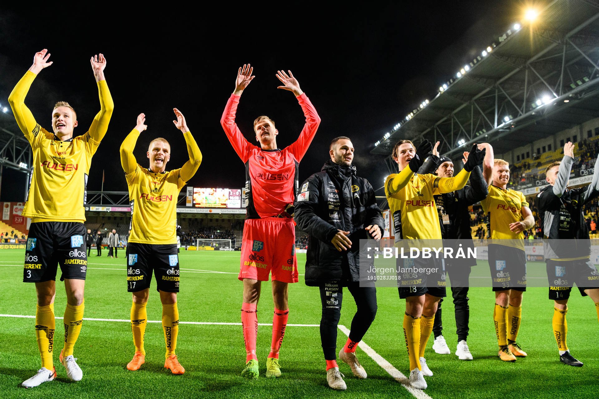 Elfsborgs spelare jublar