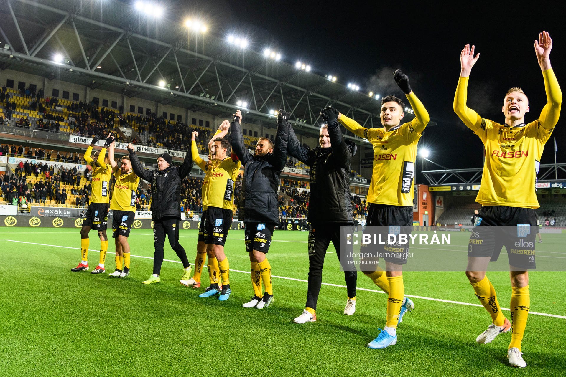 Elfsborgs spelare jublar