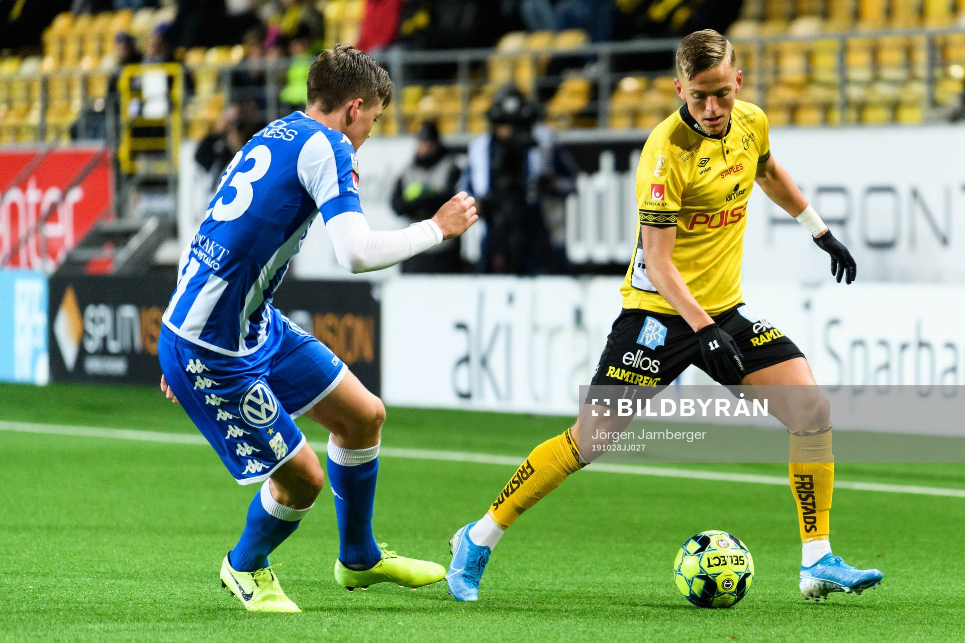 Elfsborgs Jesper Karlsson och IFK Göteborgs Emil Holm
