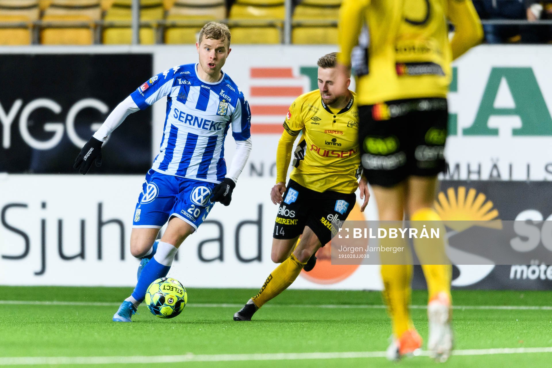 IFK Göteborgs Victor Wernersson och Elfsborgs Rasmus Alm