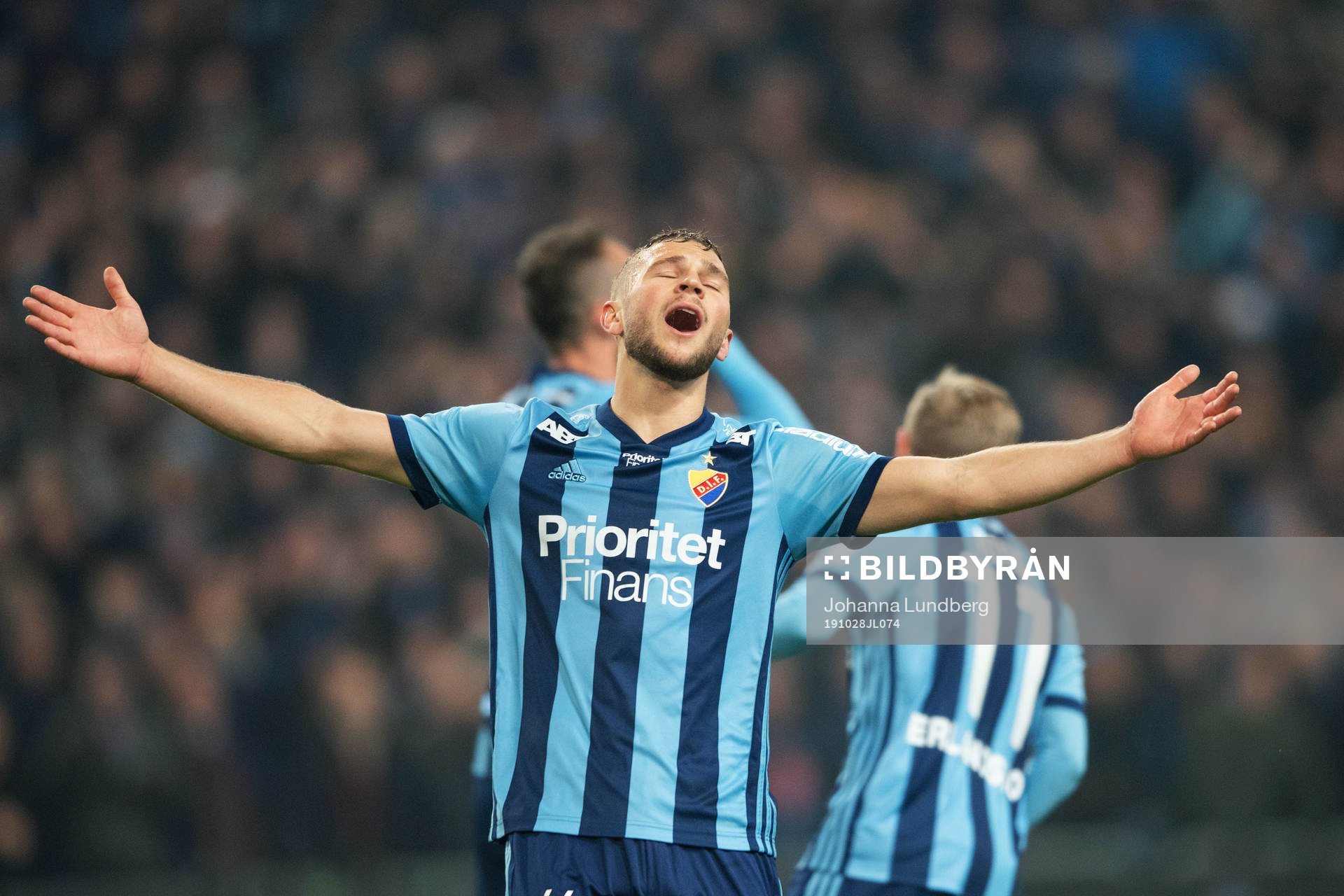 Djurgårdens Jesper Karlström reagerar