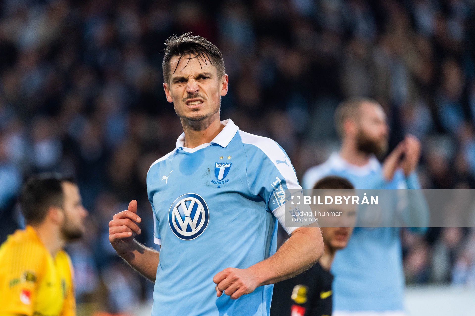 Malmö FFs Markus Rosenberg deppar