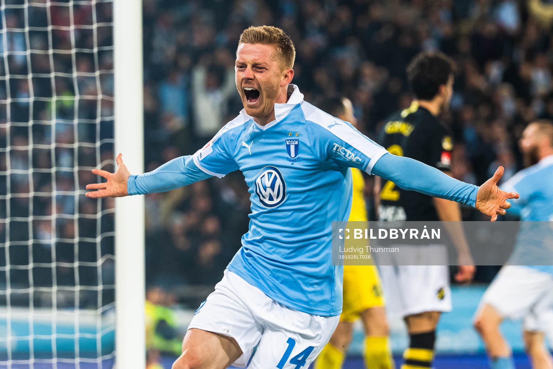 Malmö FFs Anders Christiansen jublar