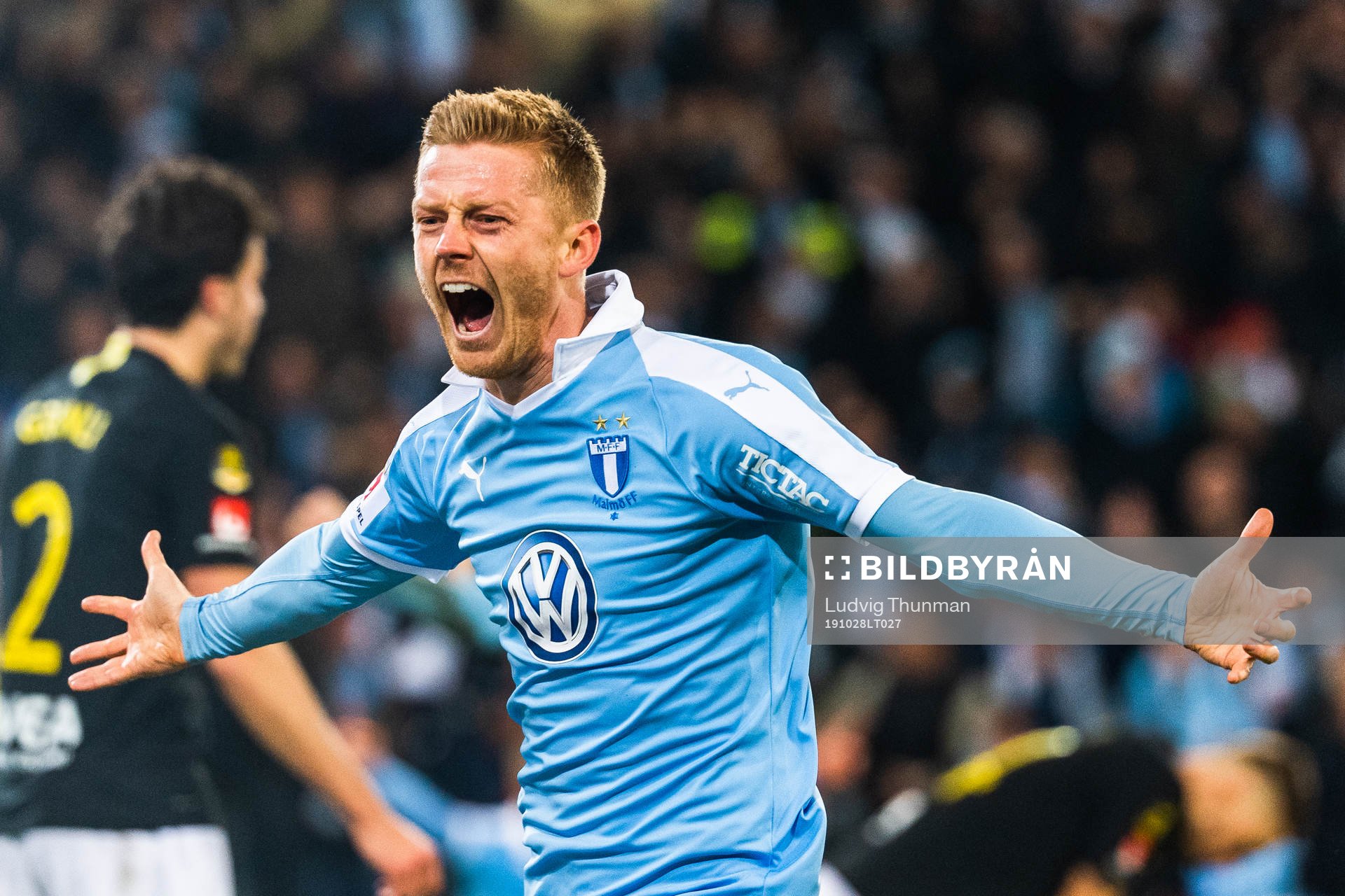 Malmö FFs Anders Christiansen jublar