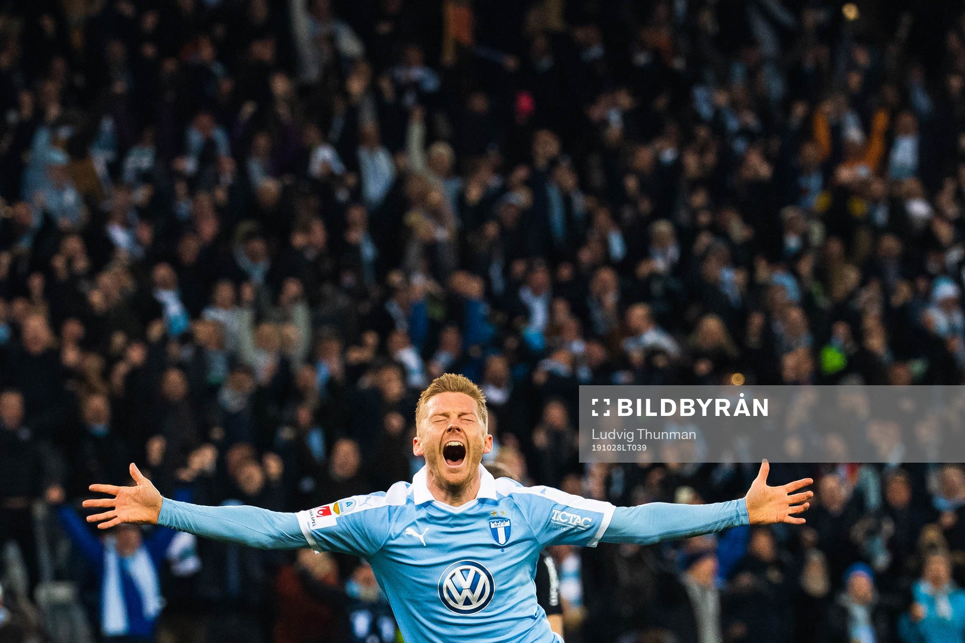 Malmö FFs Anders Christiansen jublar