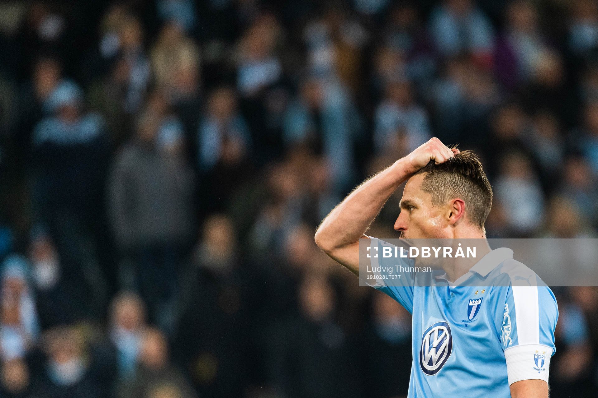 Malmö FFs Markus Rosenberg deppar