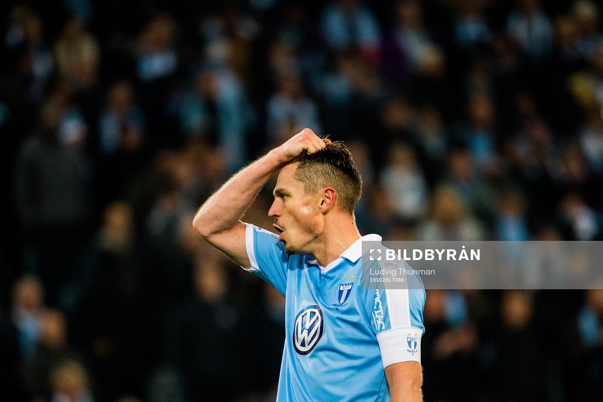 Malmö FFs Markus Rosenberg deppar