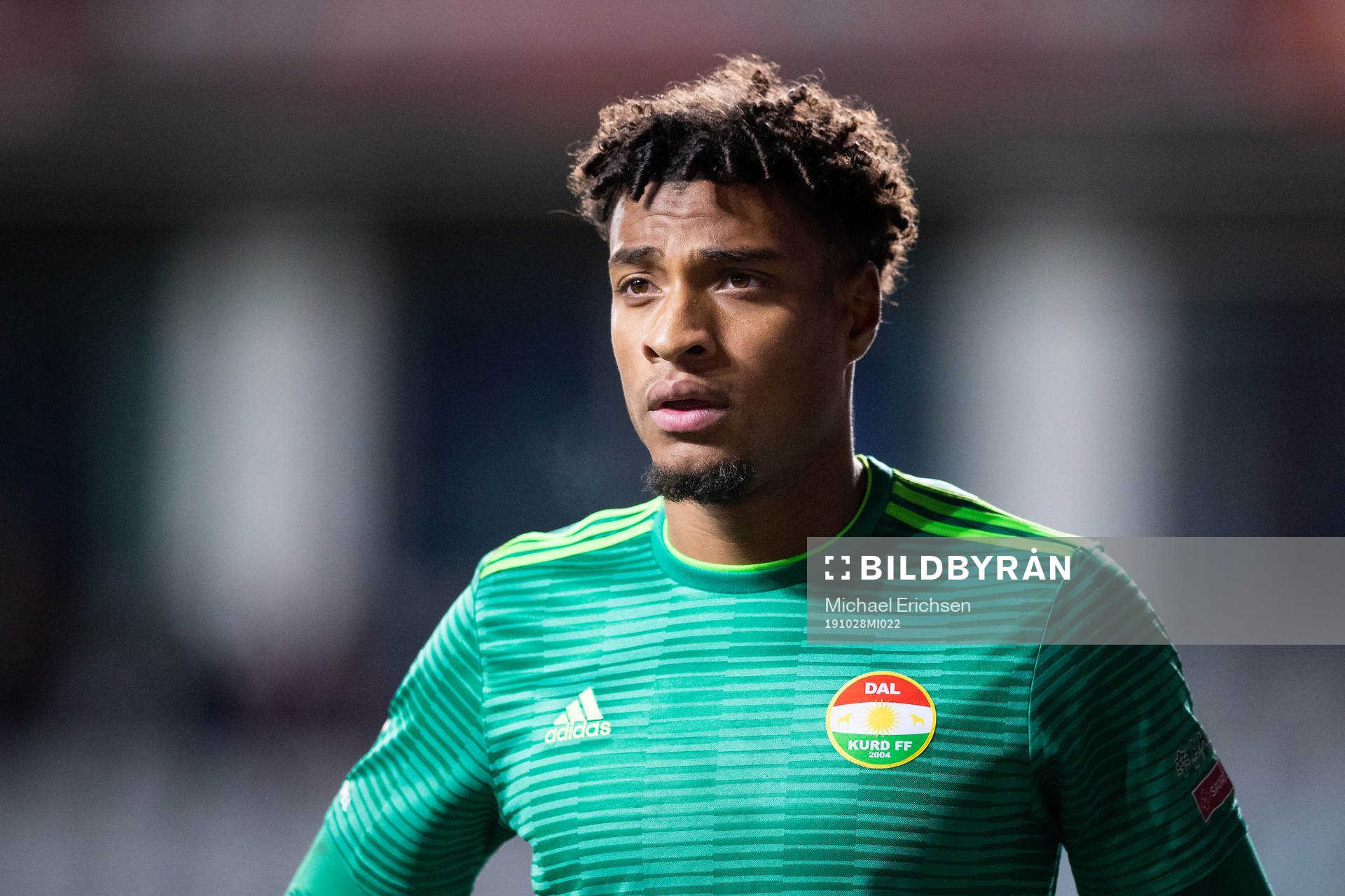 Dalkurds Joseph Ceesay under fotbollsmatchen i Superettan mellan Örgryte och Dalkurd den 28 oktober 2019 i Göteborg.
